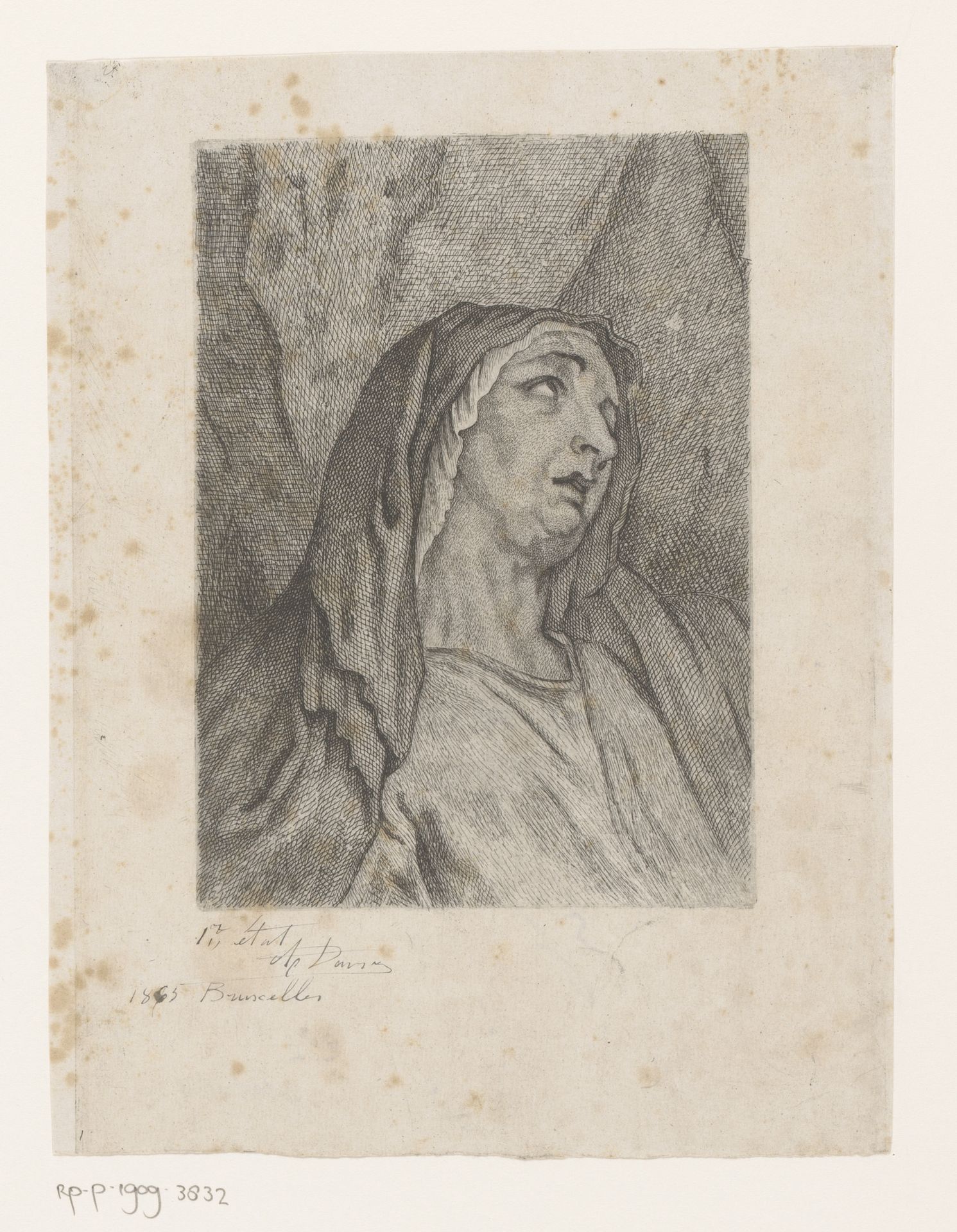 Maria als Mater Dolorosa by Auguste Danse