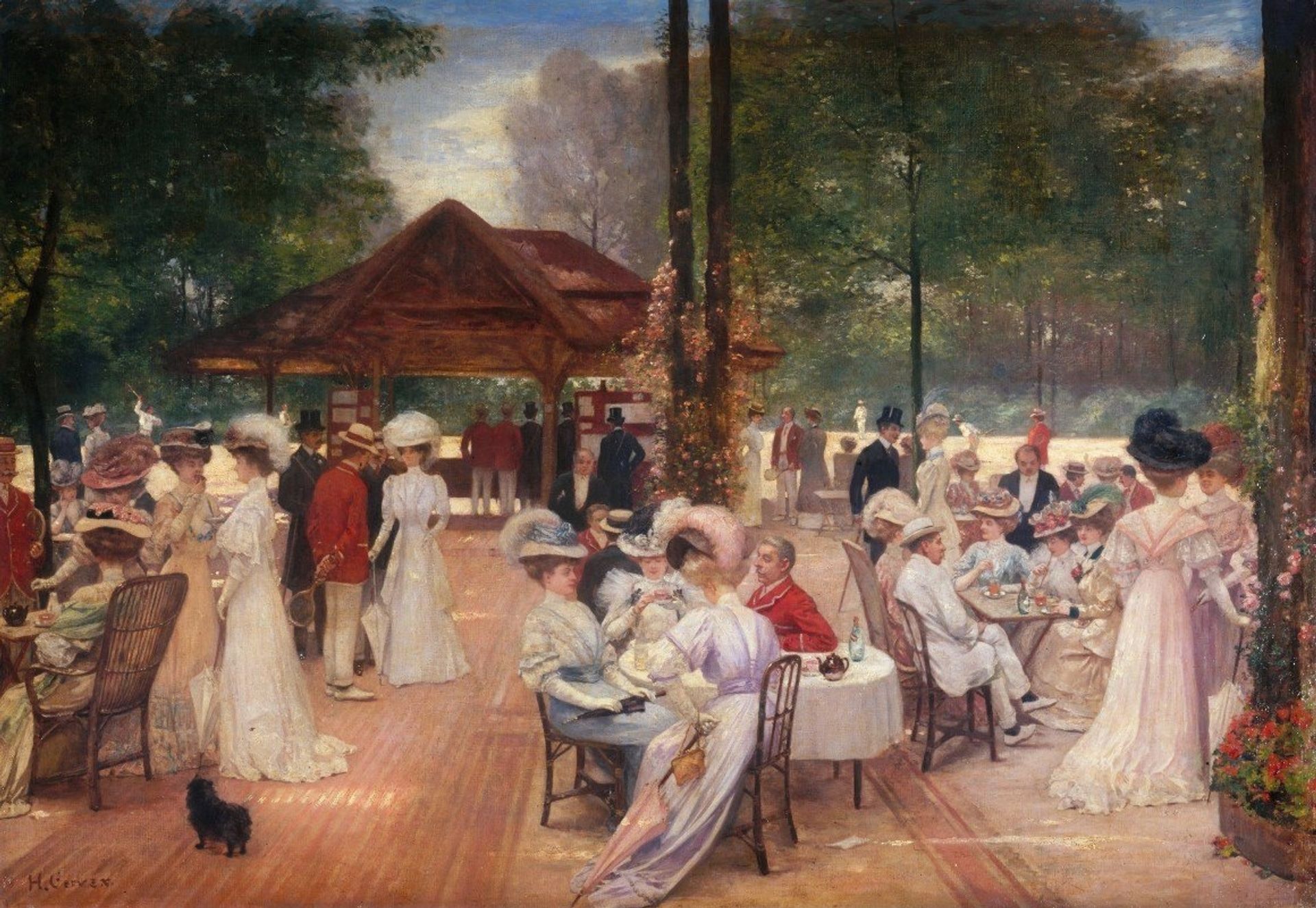 Le Cercle de l’île de Puteaux by Henri Gervex