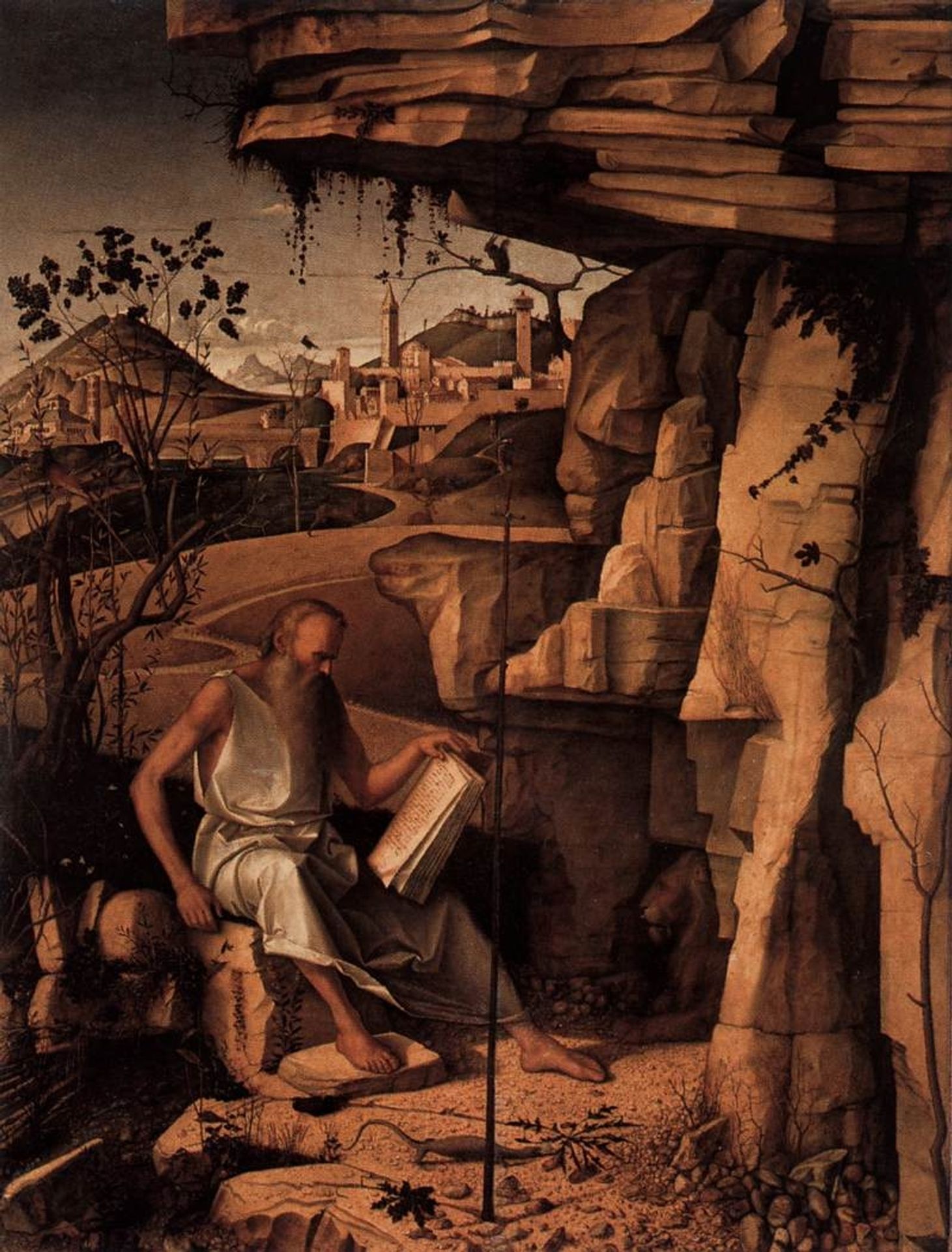 St. Jerome in the Desert by Giovanni Bellini