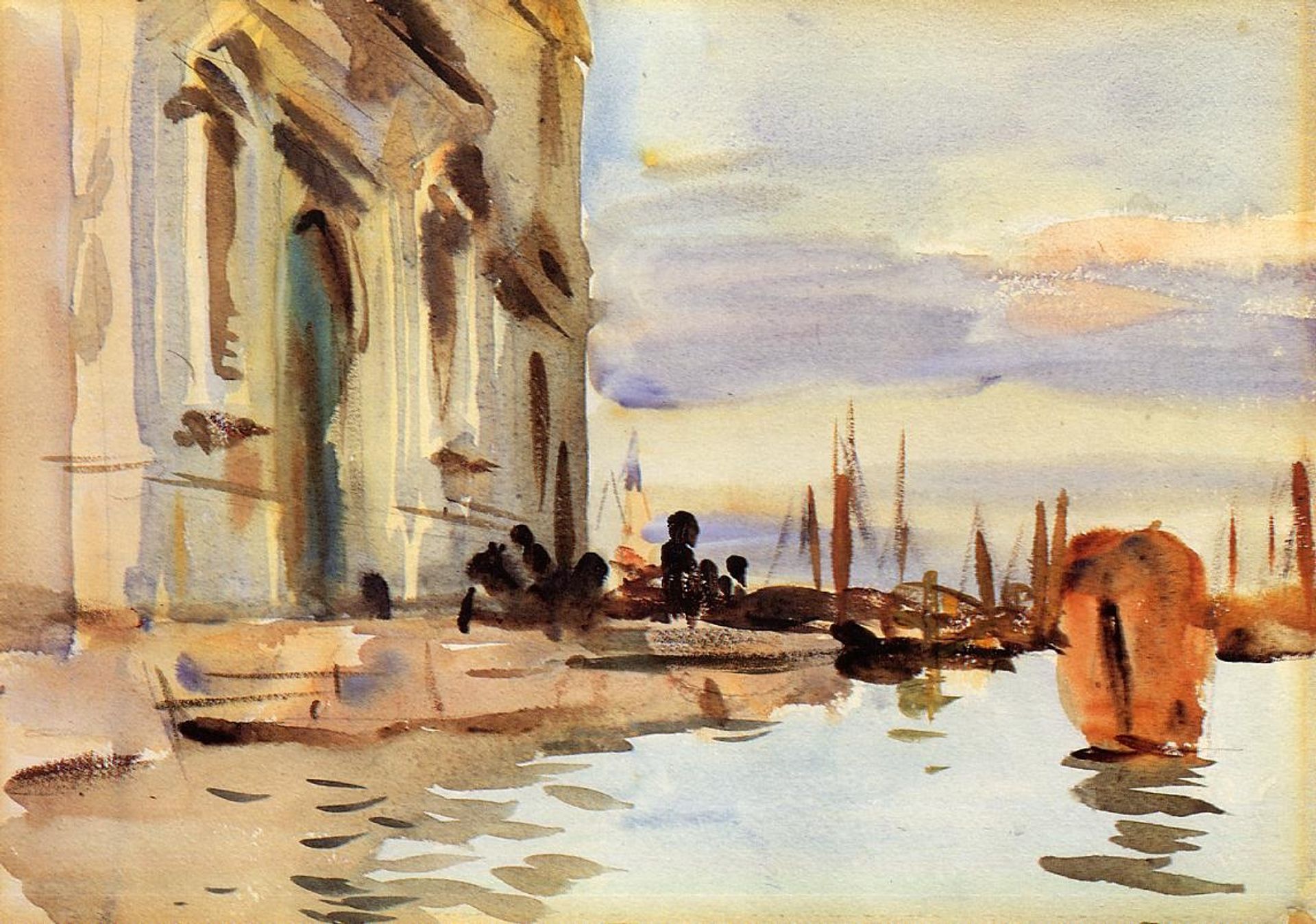 Spirito Santo, Saattera by John Singer Sargent