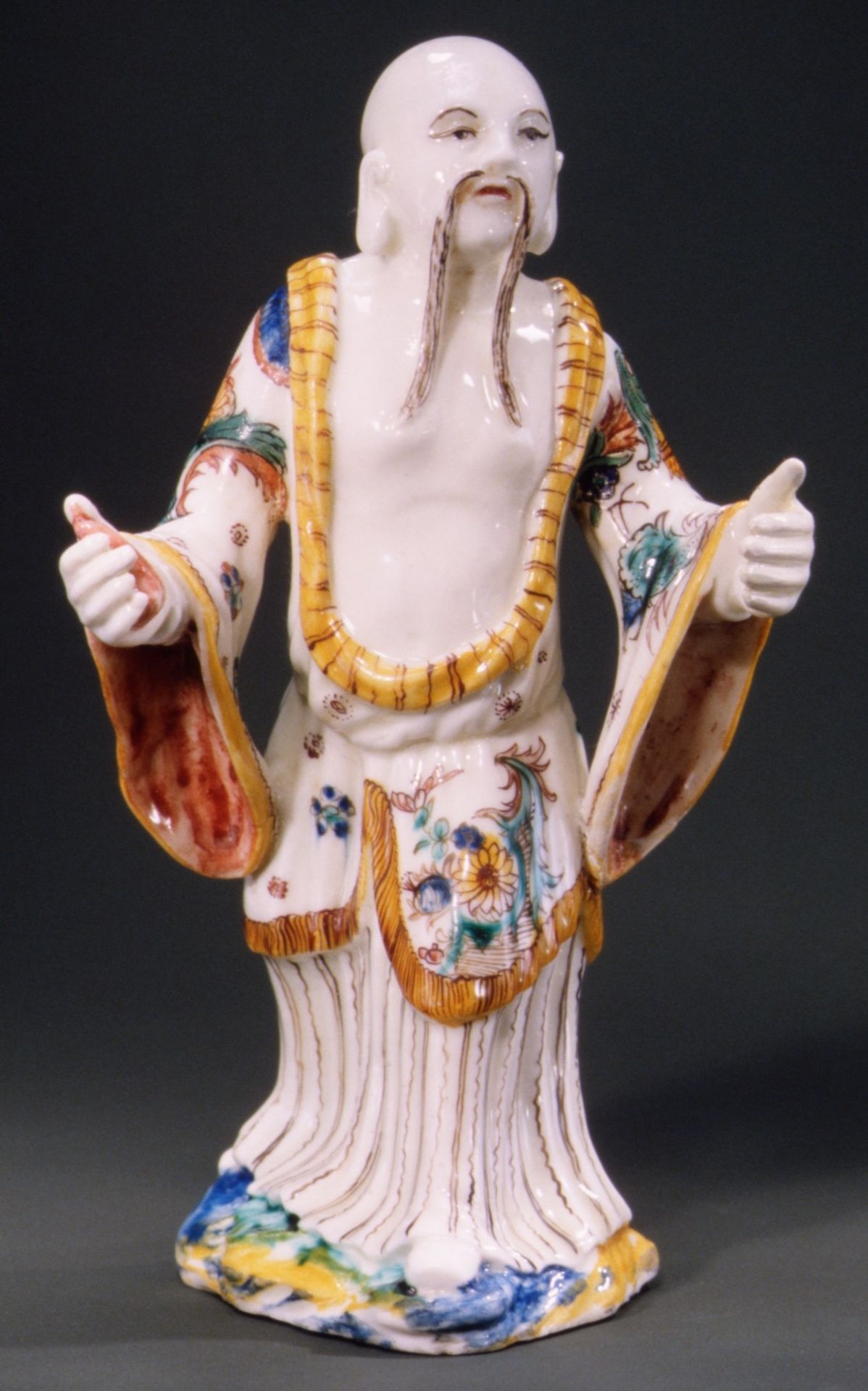Figure of a standing Chinese man by Villeroy