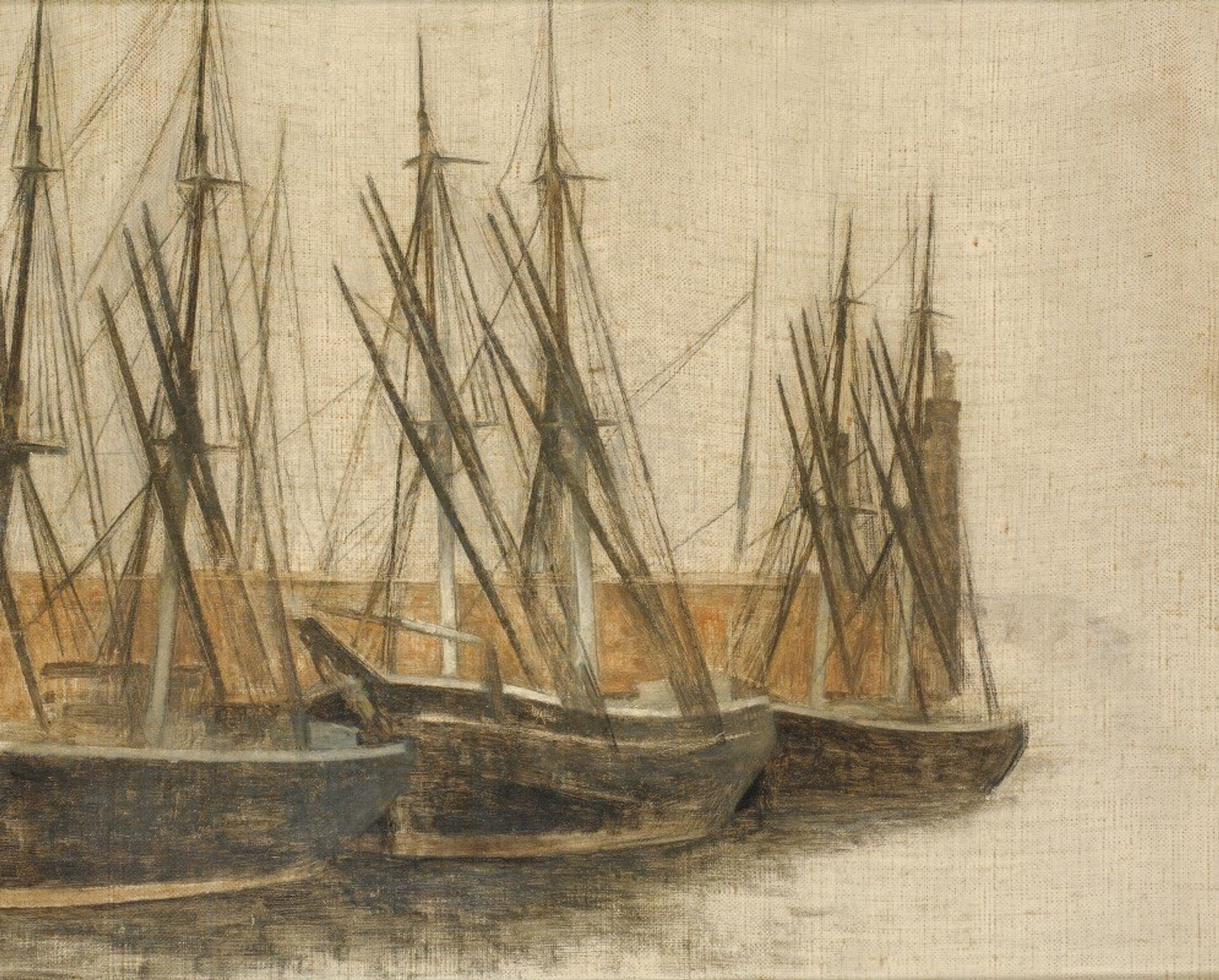 From Christianshavn’s Canal, Copenhagen by Vilhelm Hammershøi