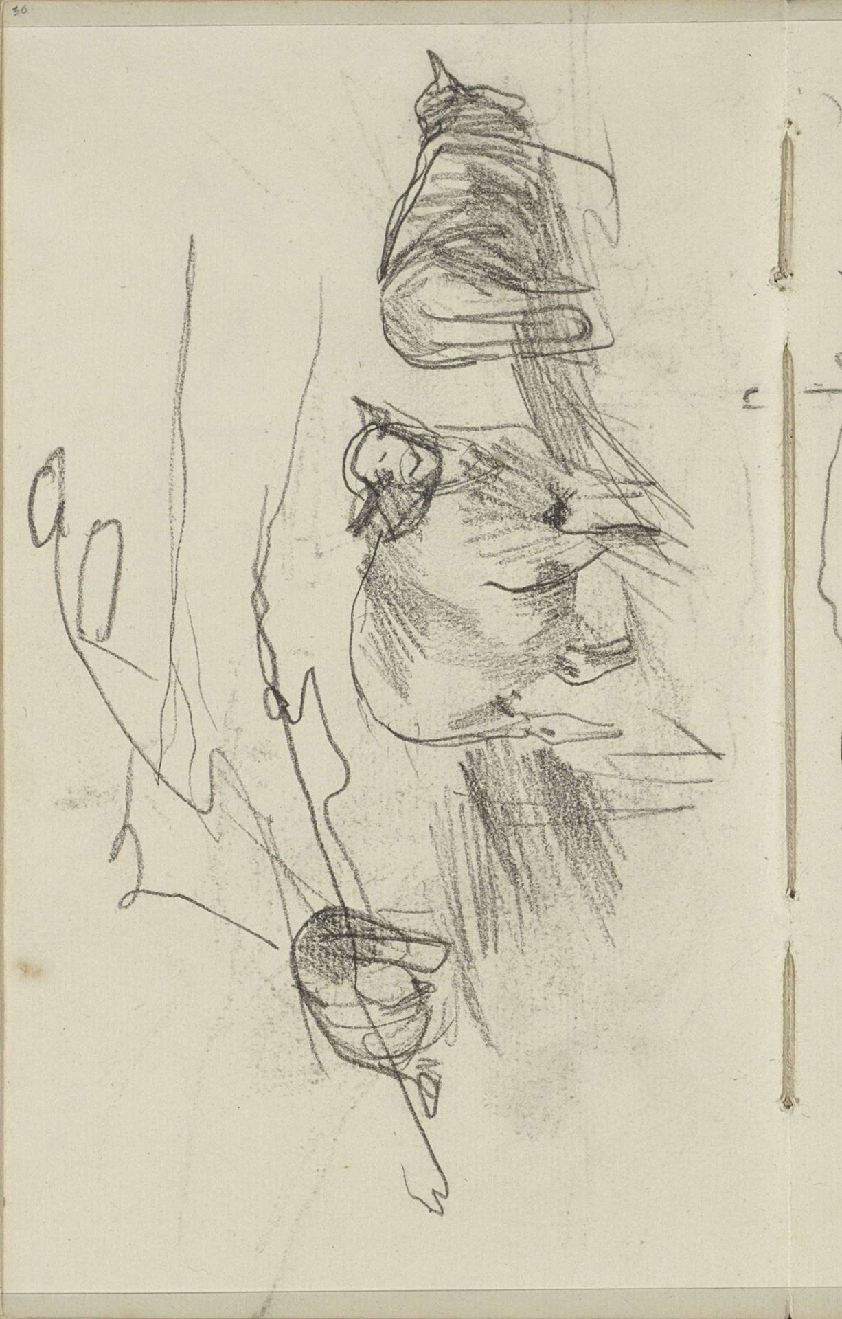Landschap met koeien by George Hendrik Breitner