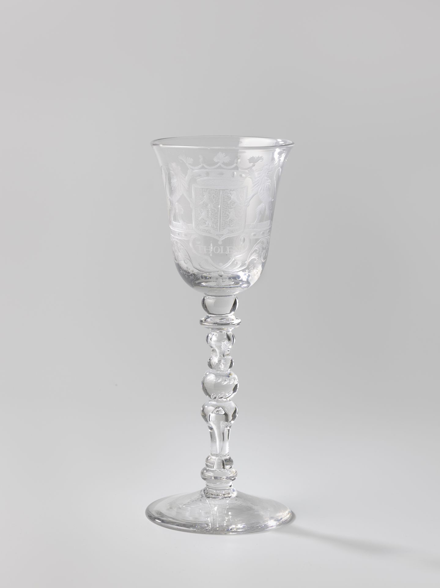 Kelkglas met het wapen van Tholen by Anonymous