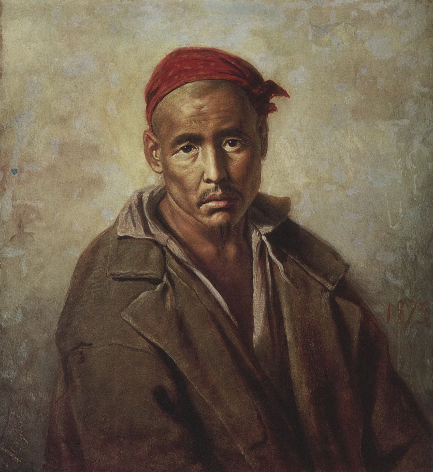 Head of a Kirgiz-convict by Vasily Perov