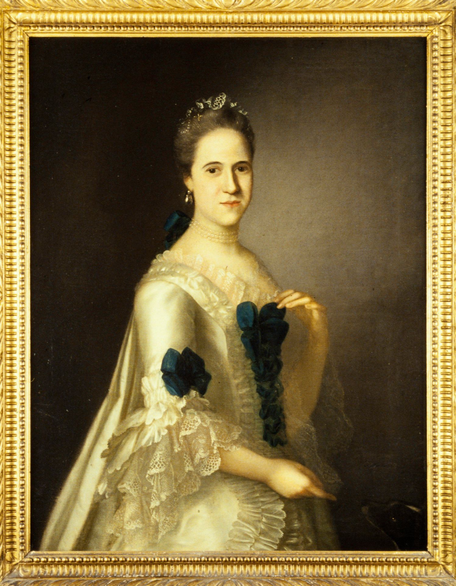 Portrait of Marchioness Wentworth by Joseph Blackburn