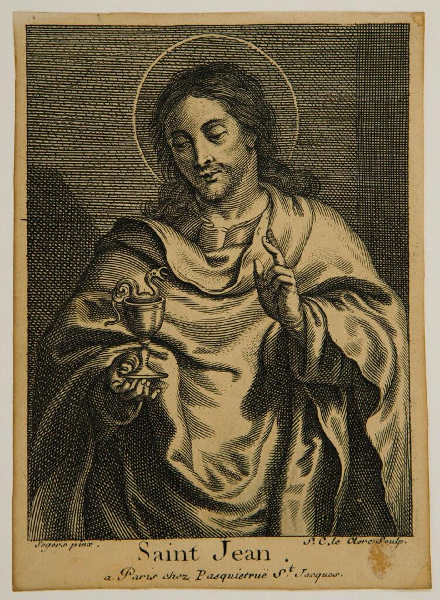 Saint John by Sébastien Le Clerc, the elder