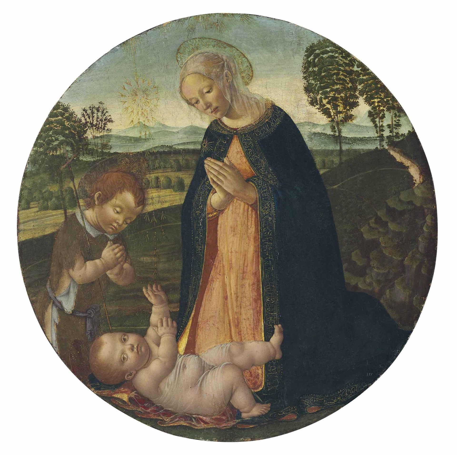 Madonna and Child with the Infant St. John the Baptist by Francesco Botticini