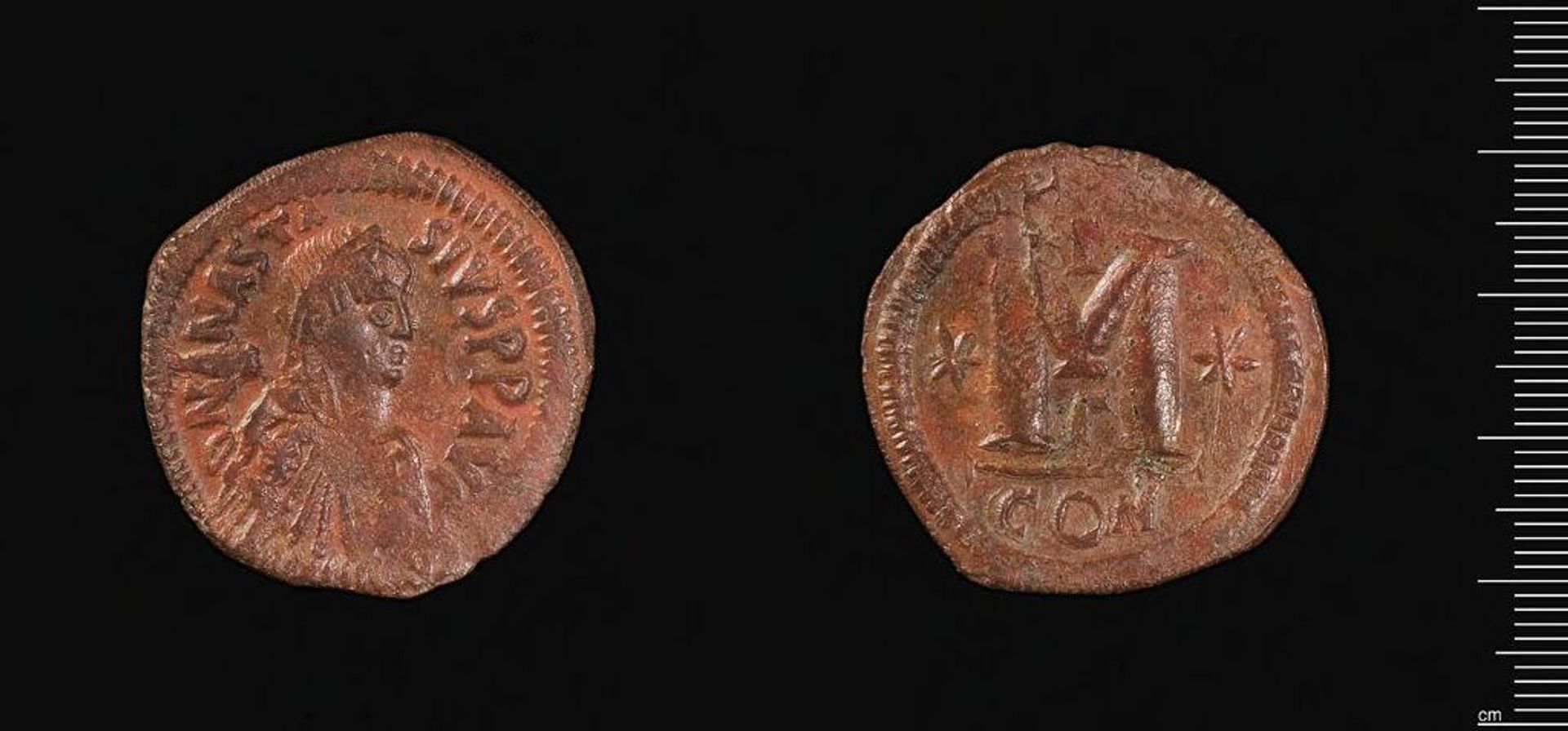 Large Follis of Anastasios I, Constantinople by Anastasios I