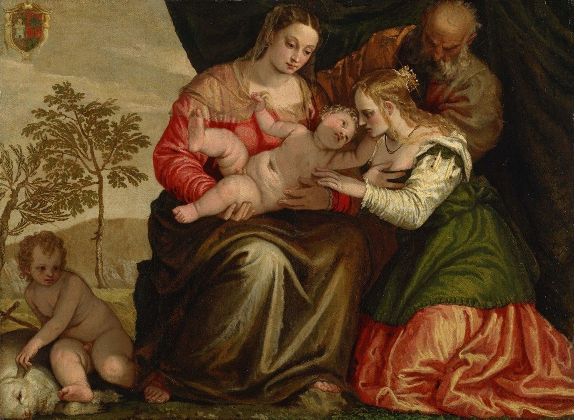 The Mystic Marriage Of St. Catherine by Paolo Veronese