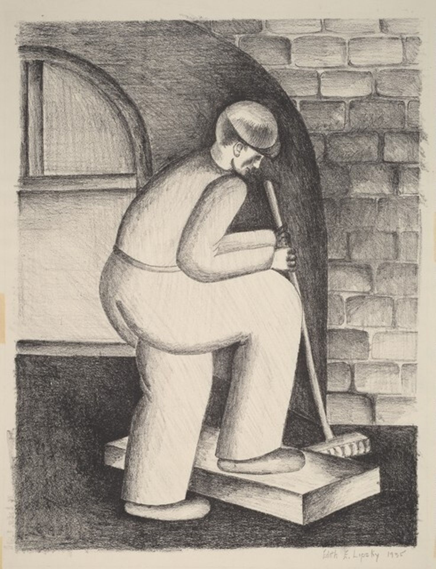 Untitled (Sweeper) by Edith E. Lipsky