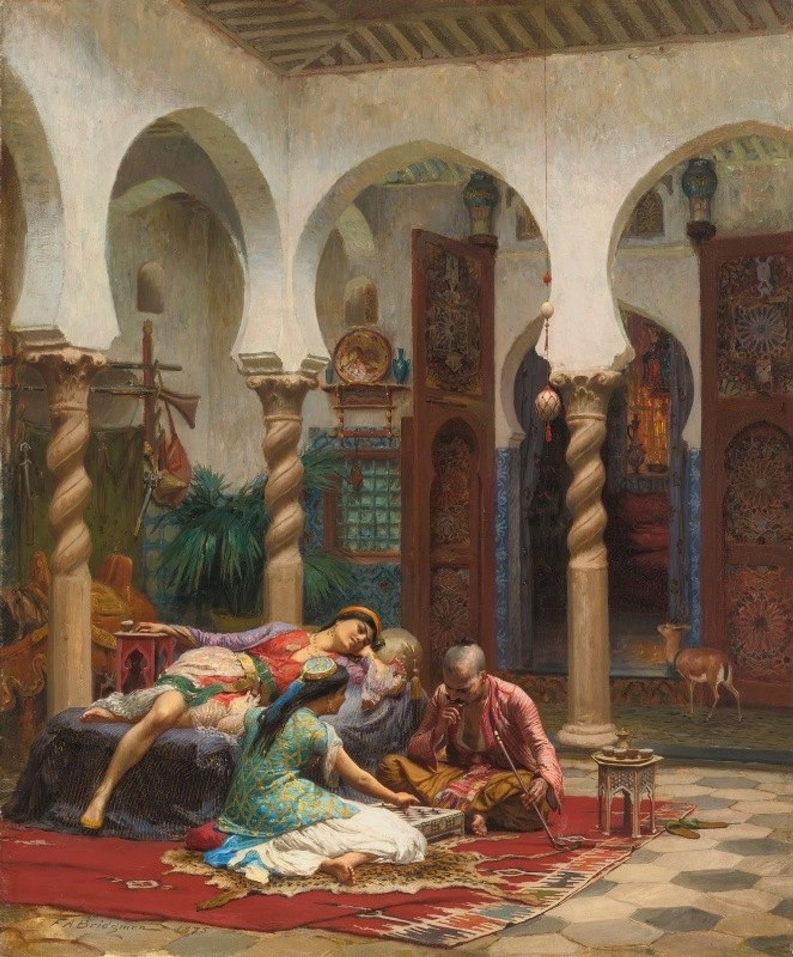 Idle Moments by Frederick Arthur Bridgman