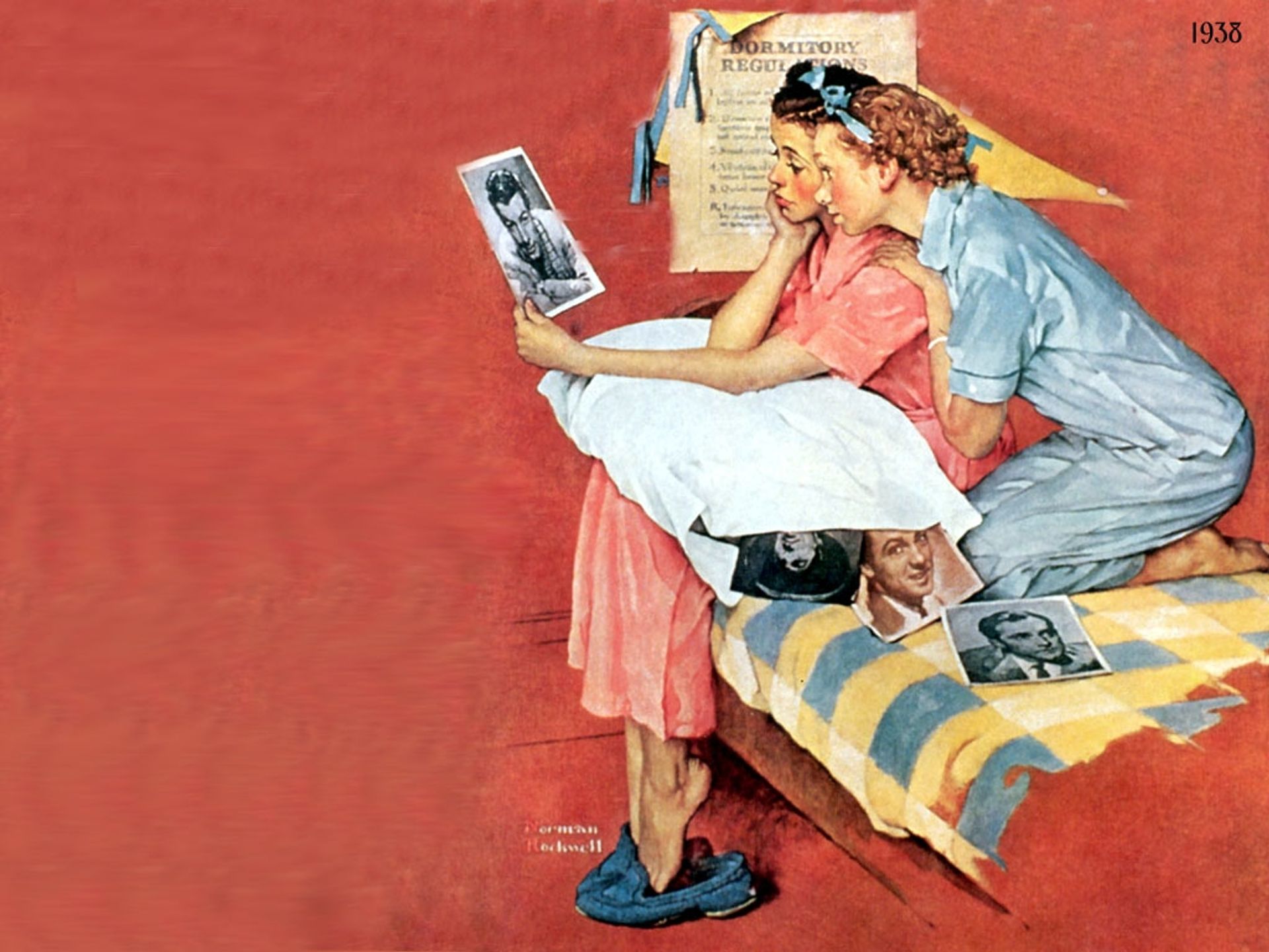 Movie star by Norman Rockwell