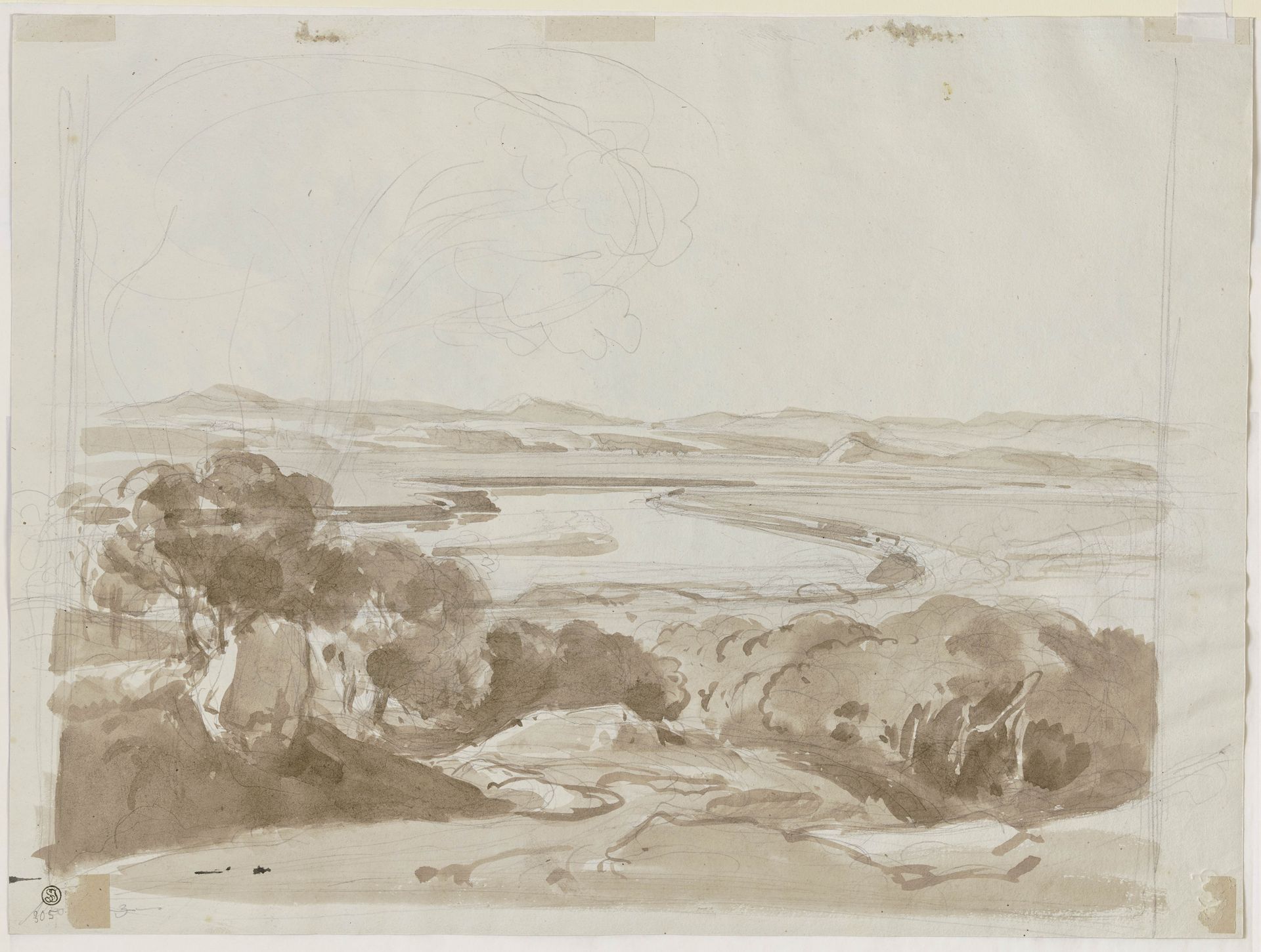 Flat landscape by Ernst Fries
