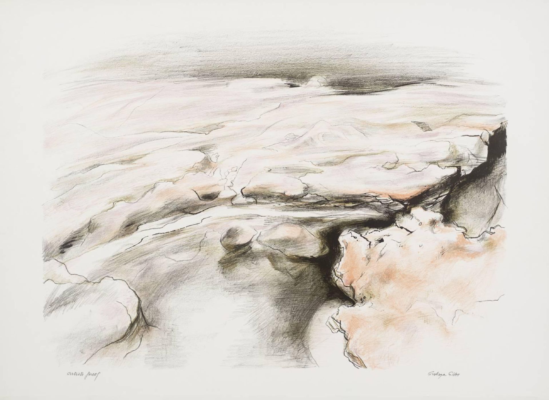 Rock Landscape by  Evelyn Gibbs