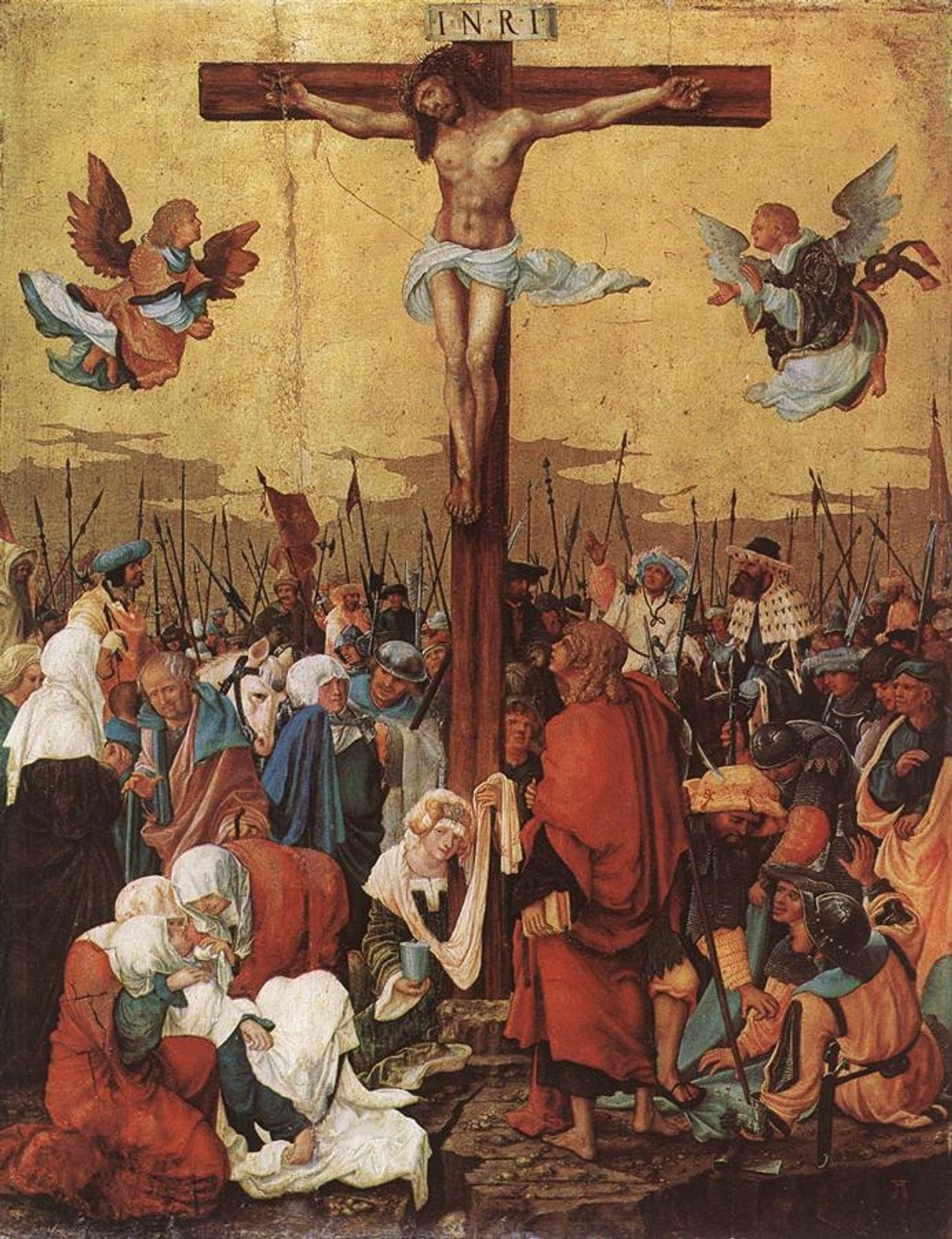 Christ on the Cross by Albrecht Altdorfer