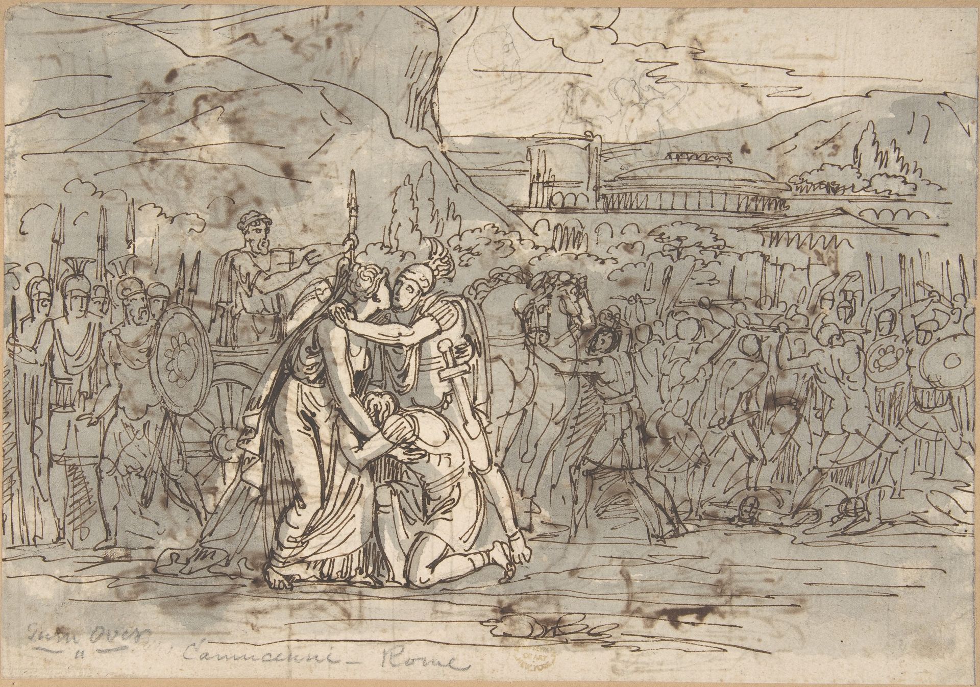 Soldiers Going into Battle by Vincenzo Camuccini