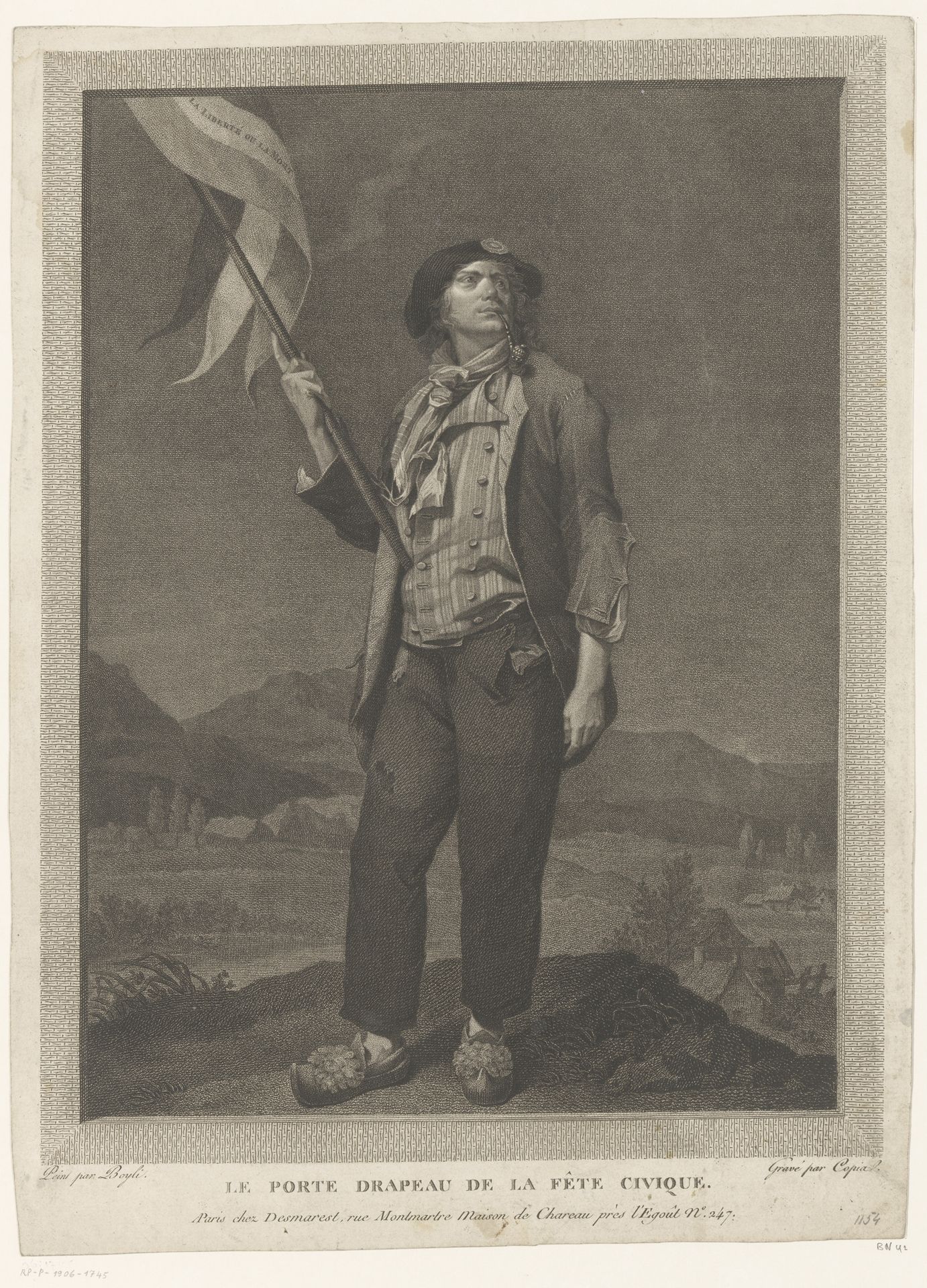 Vlagdrager by Jacques Louis Copia