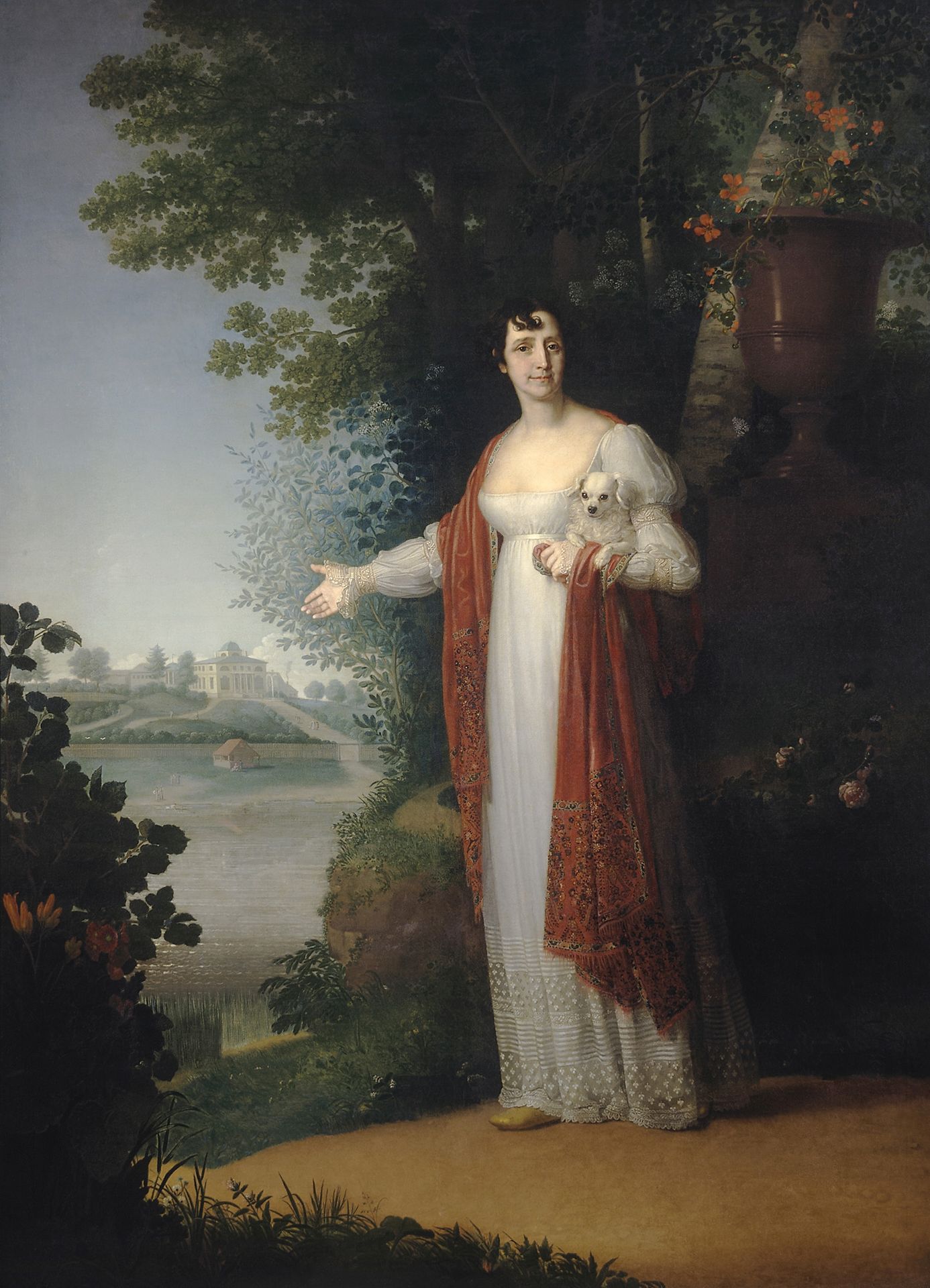 Portrait of D.A. Derzhavina by Vladimir Borovikovsky