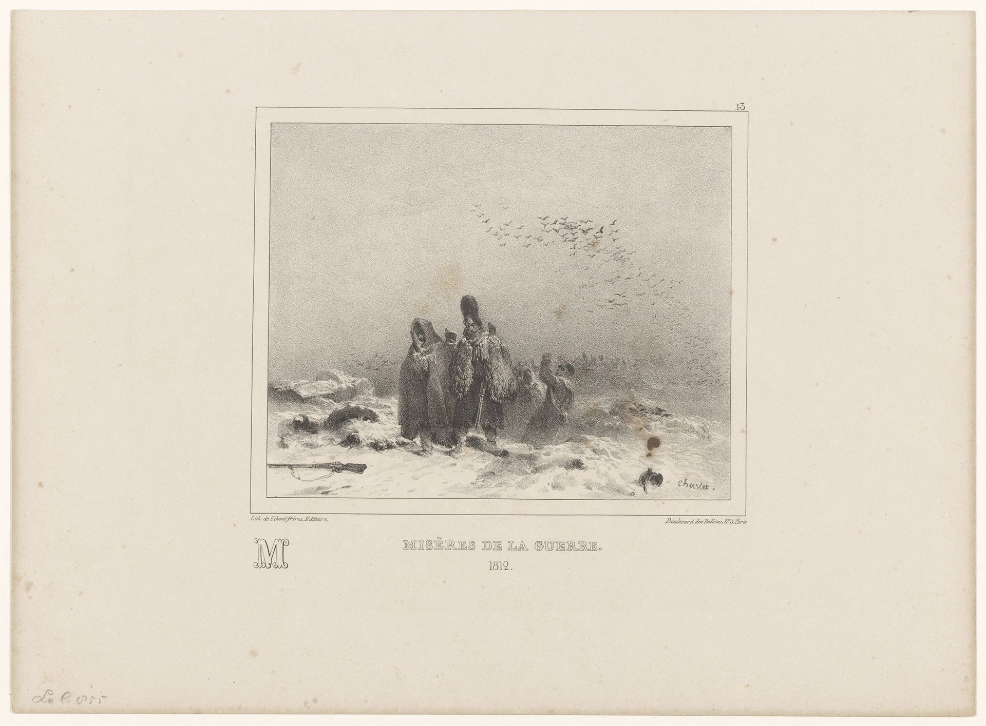 Verschrikkingen van de oorlog in 1812 by Nicolas Toussaint Charlet