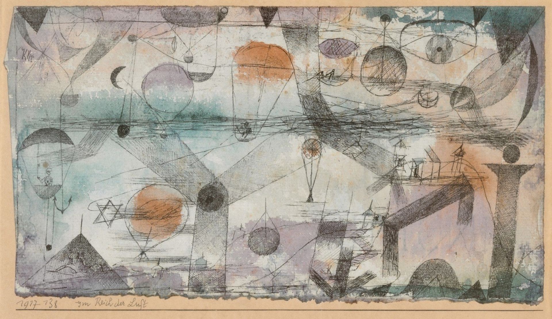 Im Reich der Luft by Paul Klee