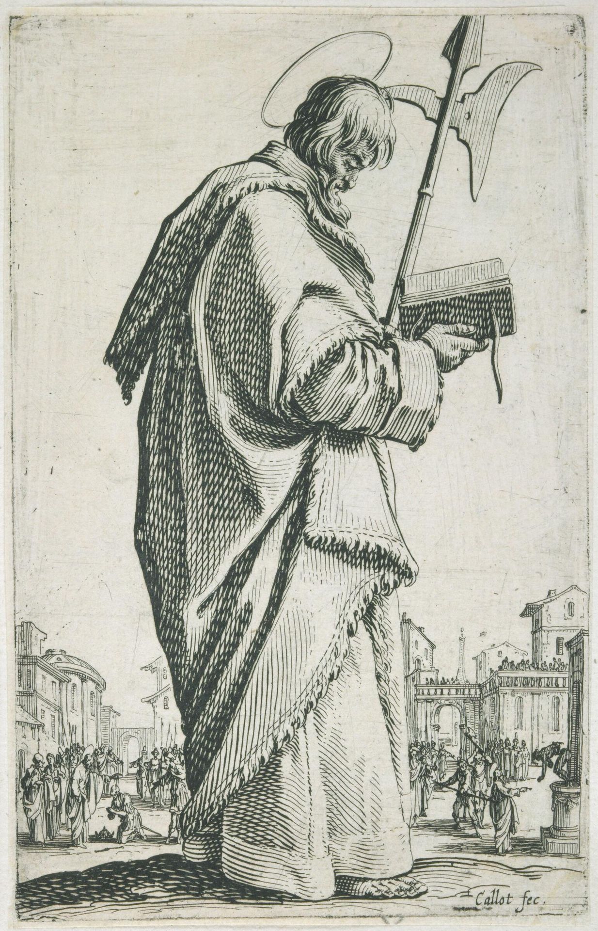 Saint Mathias by Jacques Callot