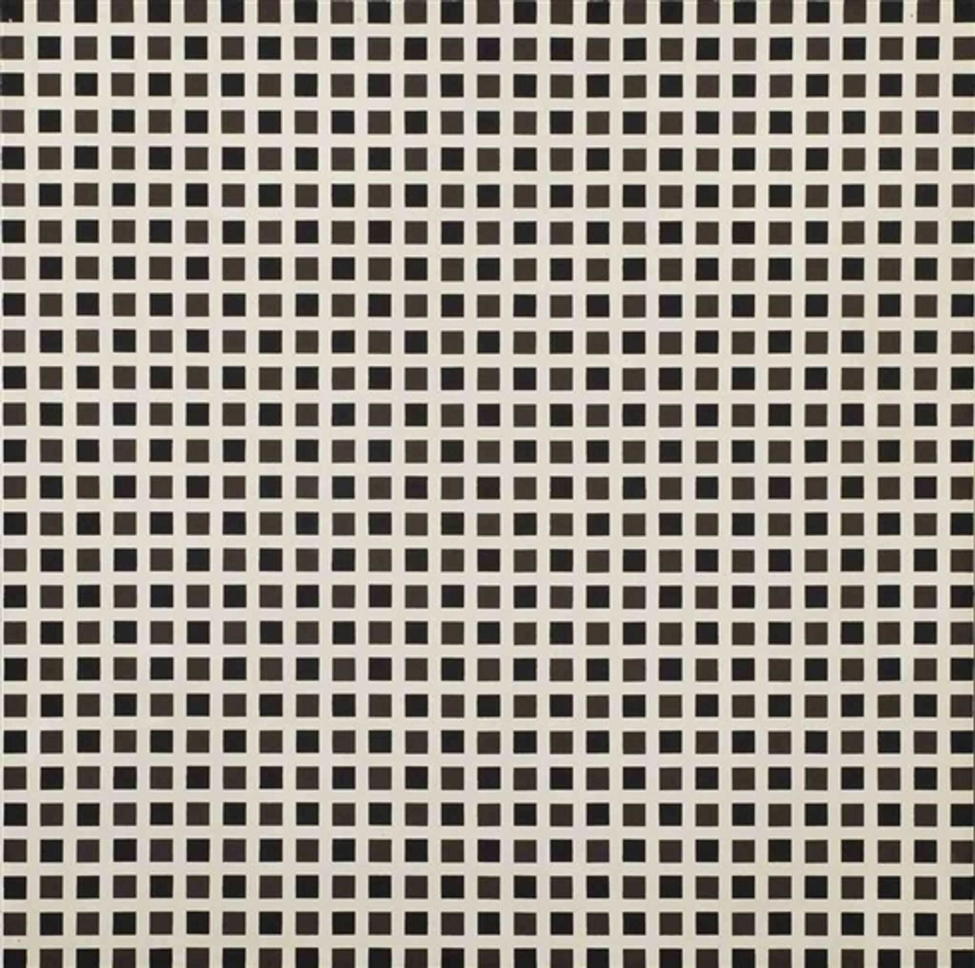 Répartition régulière de carrés by Francois Morellet