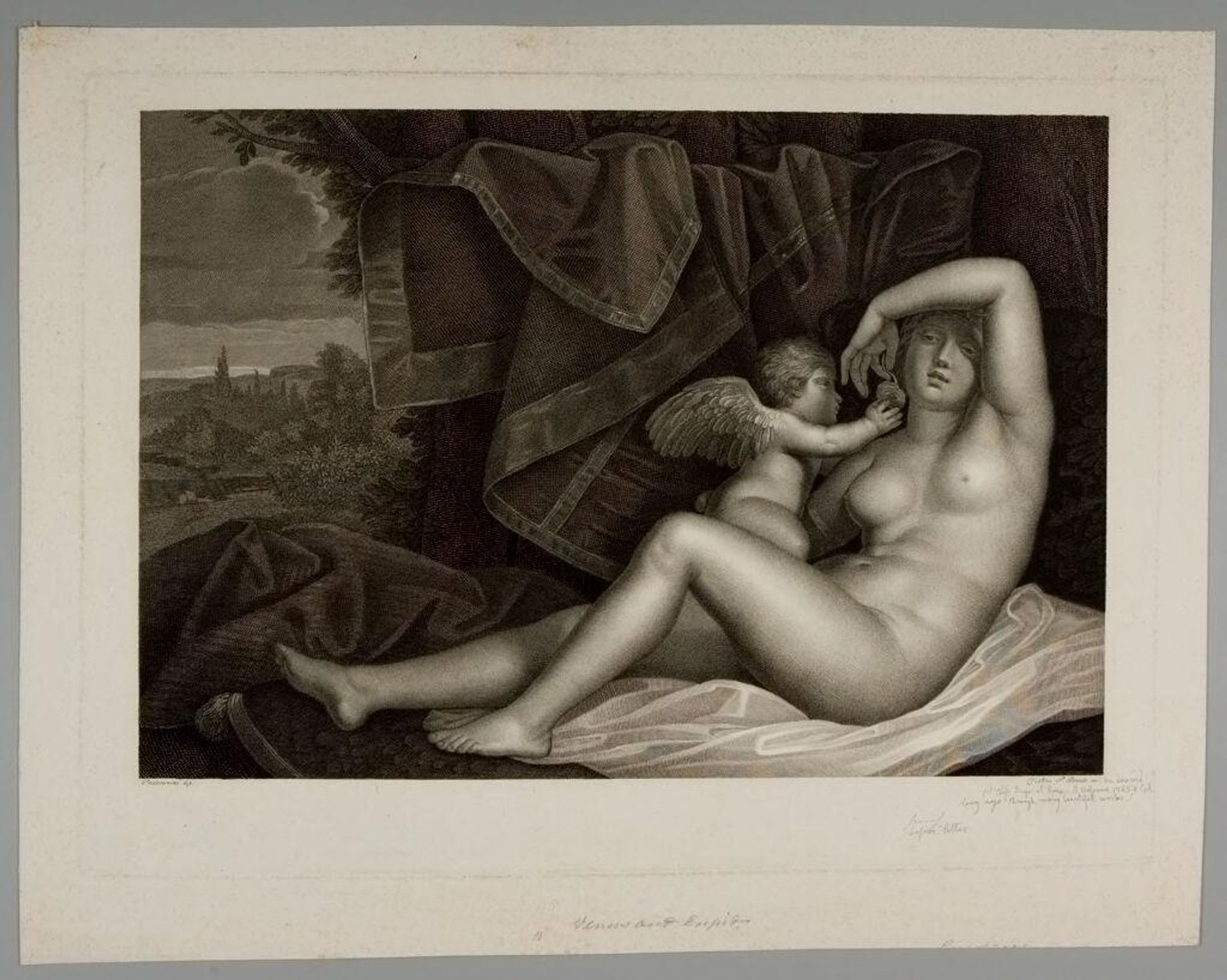 Venus and Cupid by Pietro Bonato
