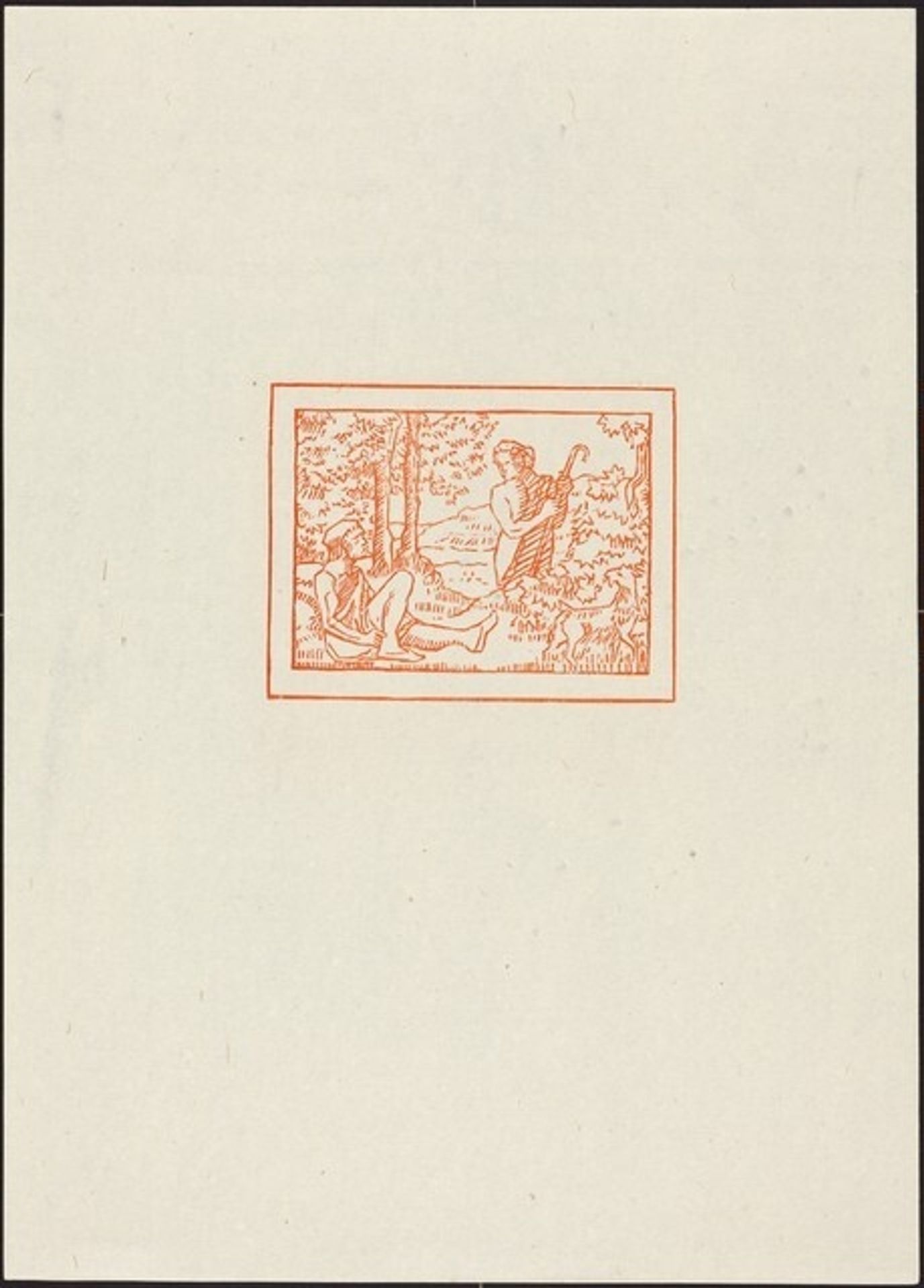 First Eclogue: Meliboeus and Tityrus (Melibeet Tityre) by Aristide Maillol