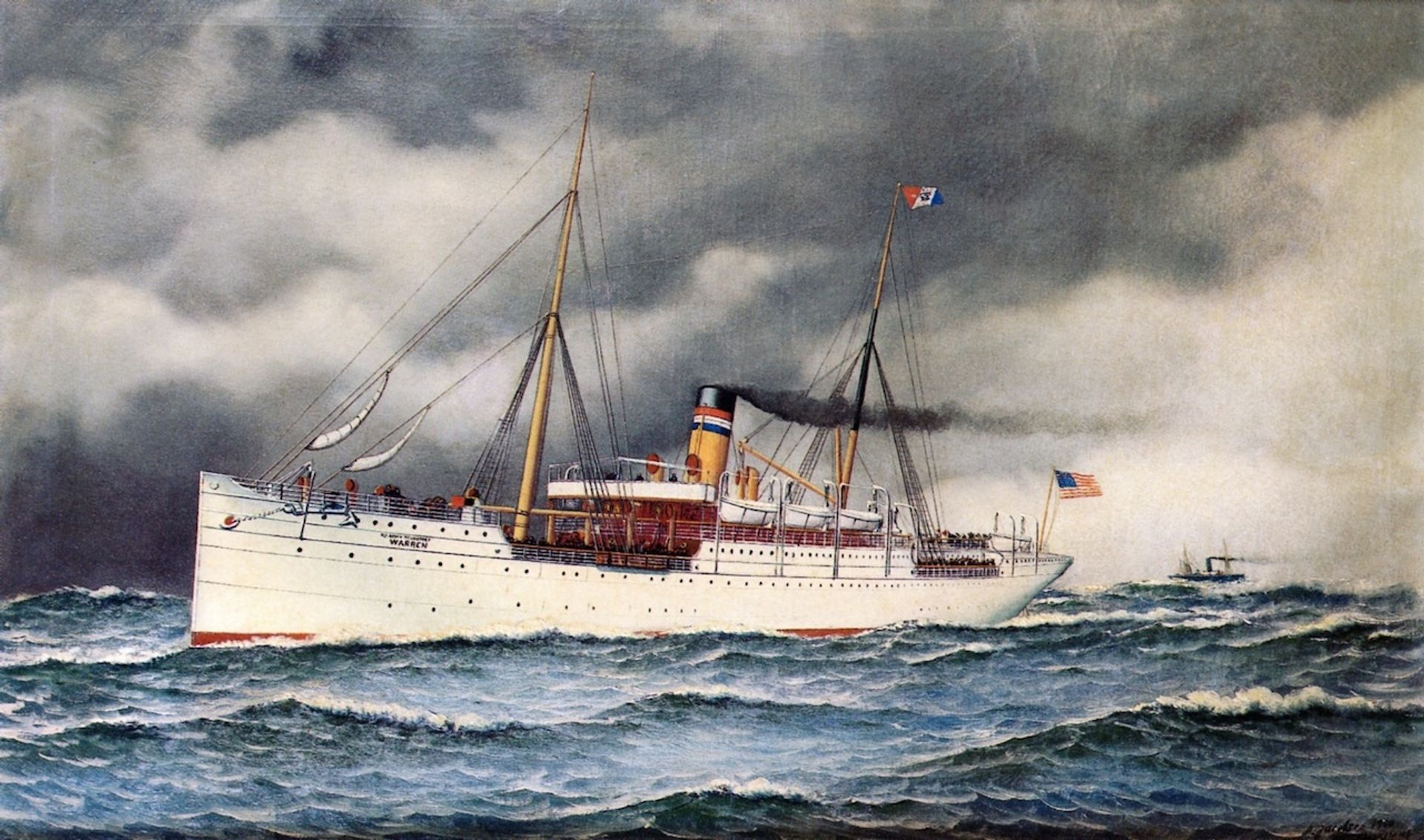U.S. Army Transport Warren by Antonio Jacobsen