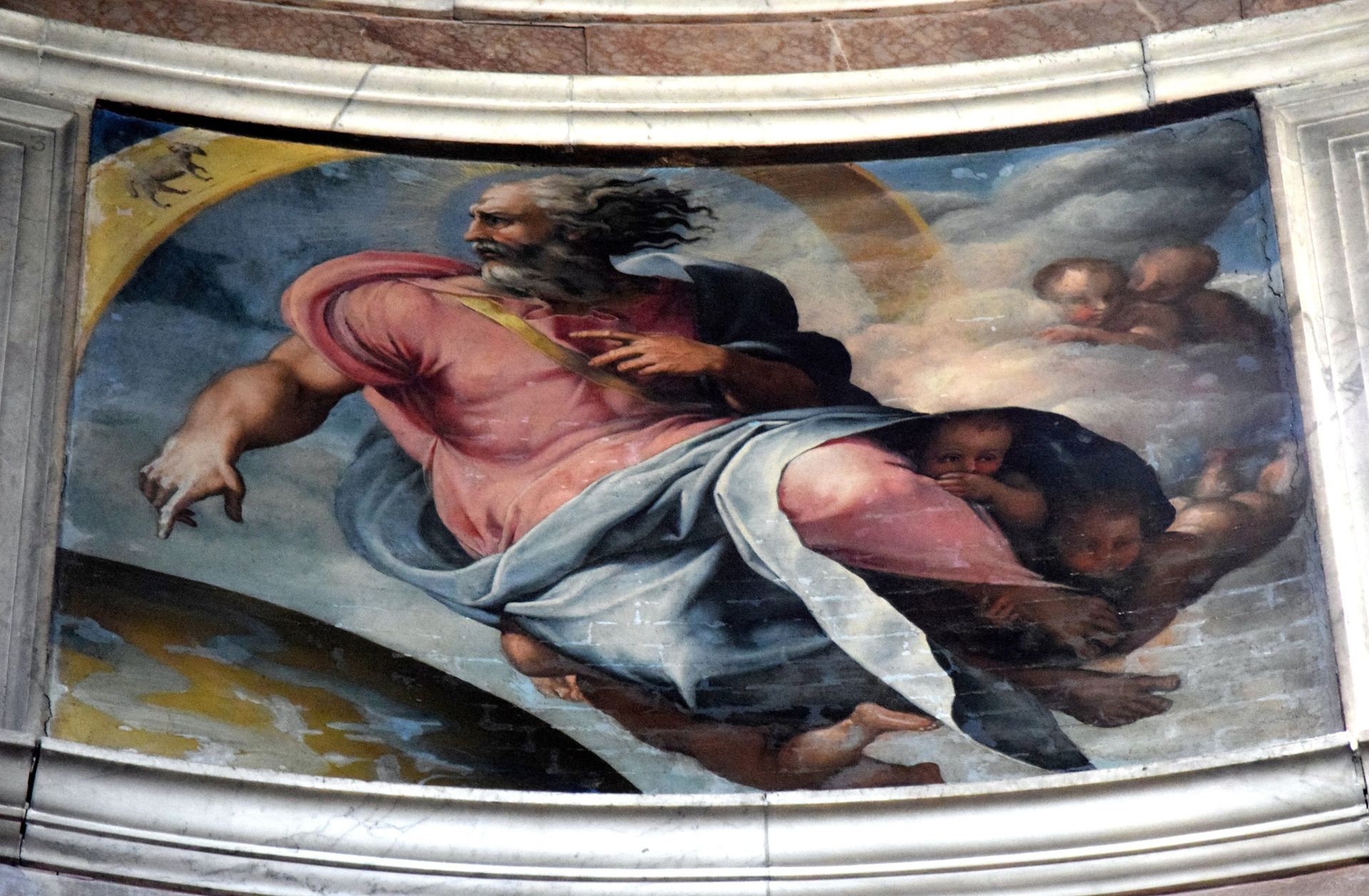 Creation of the Earth by Francesco de' Rossi (Francesco Salviati), "Cecchino"