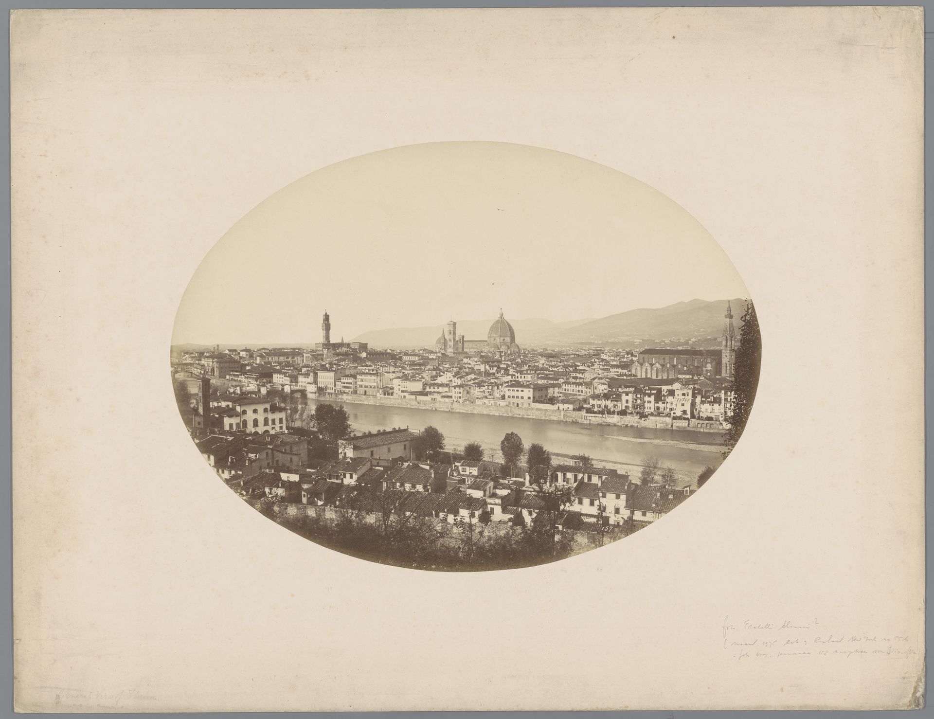 Panorama op Florence by Fratelli Alinari