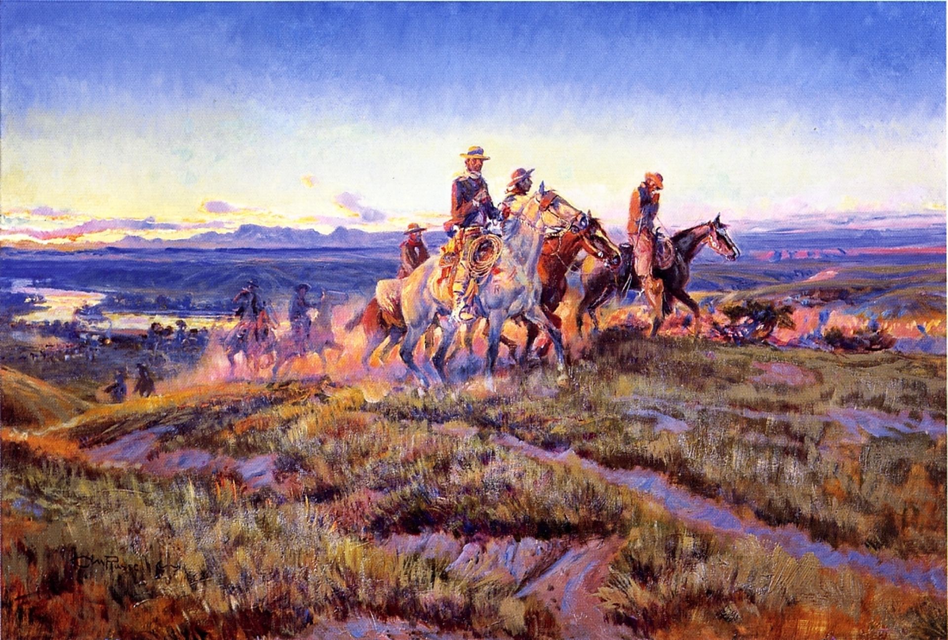 Men of the Open Range by Charles M. Russell