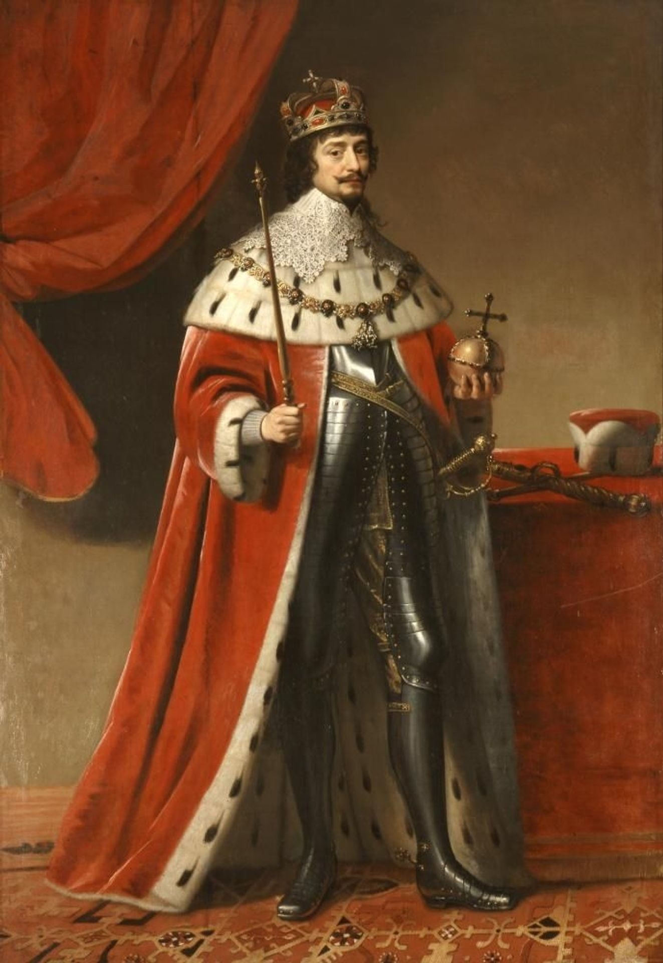 Portrait of Frederick V, Elector Palatine, as King of Bohemia by Gerard van Honthorst