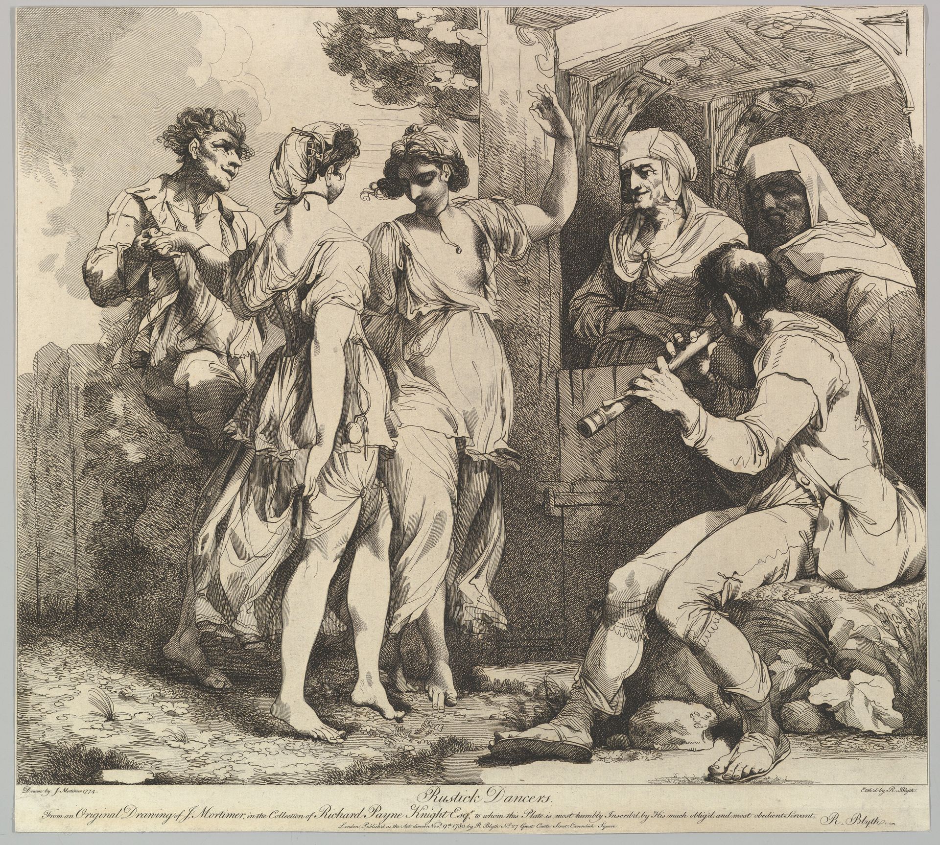 Rustick Dancers by Robert Blyth