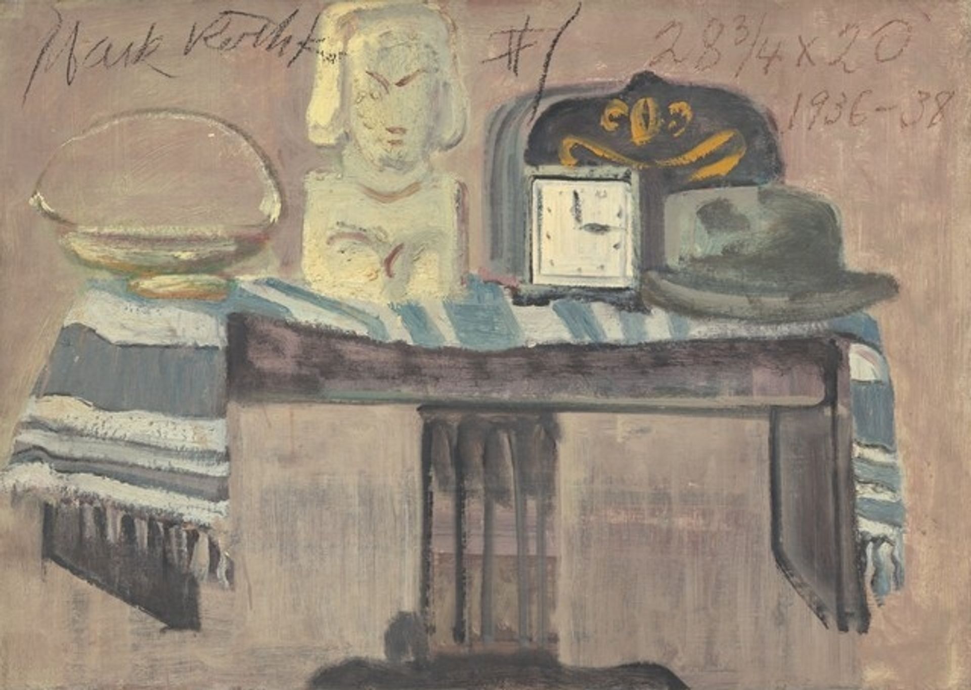 Untitled (still life) [obverse] by Mark Rothko