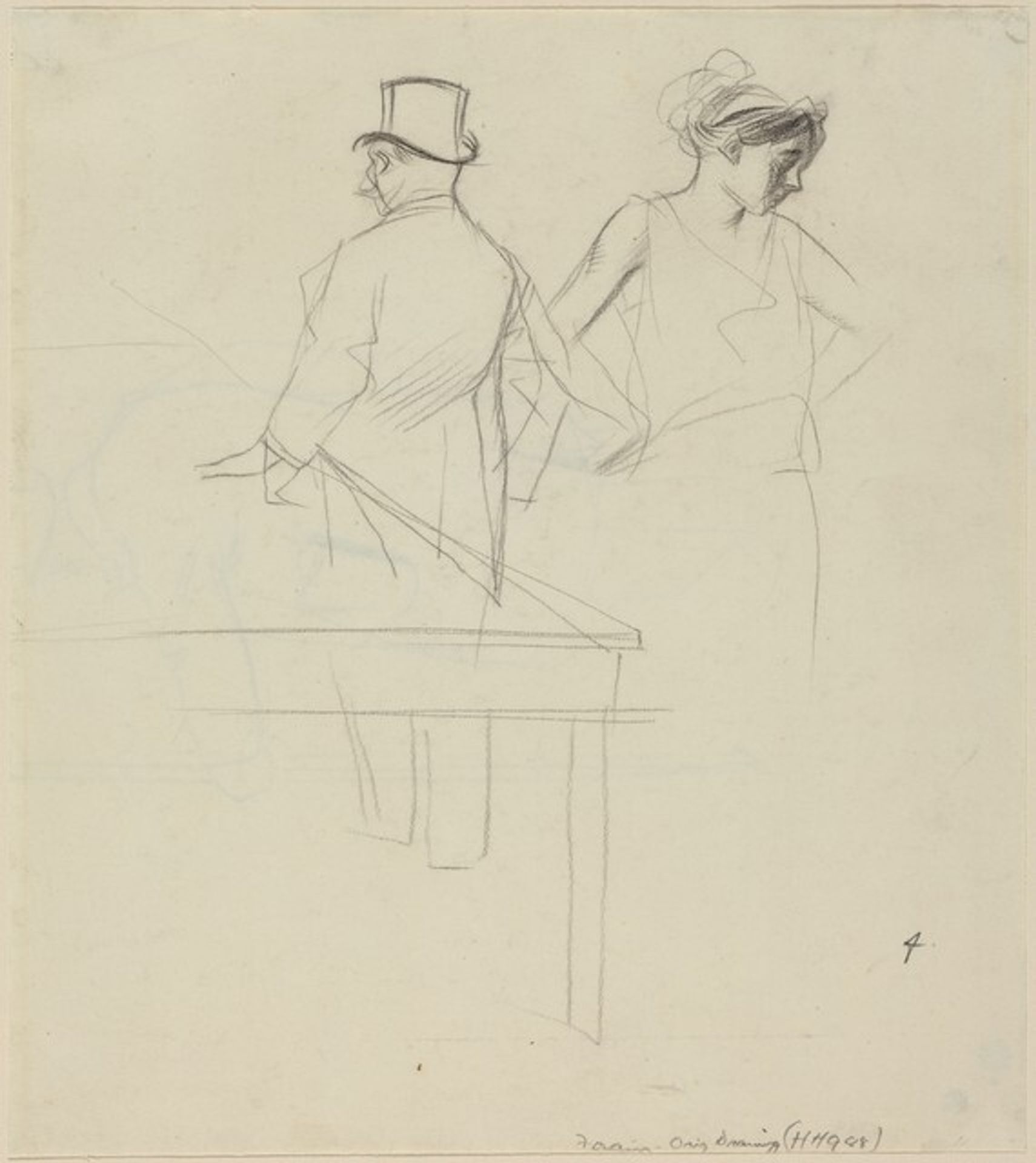 Two Figures by Jean-Louis Forain