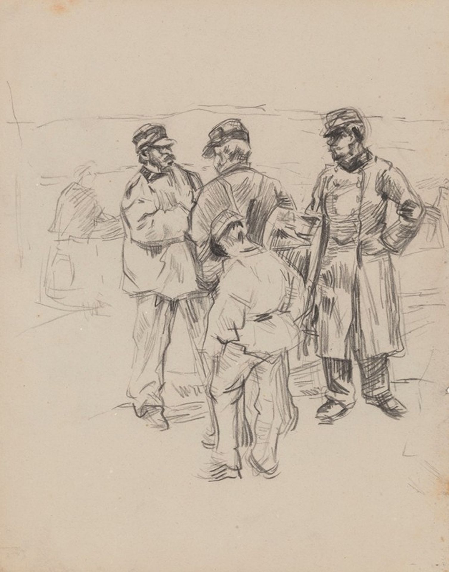 Military Men by James Ensor