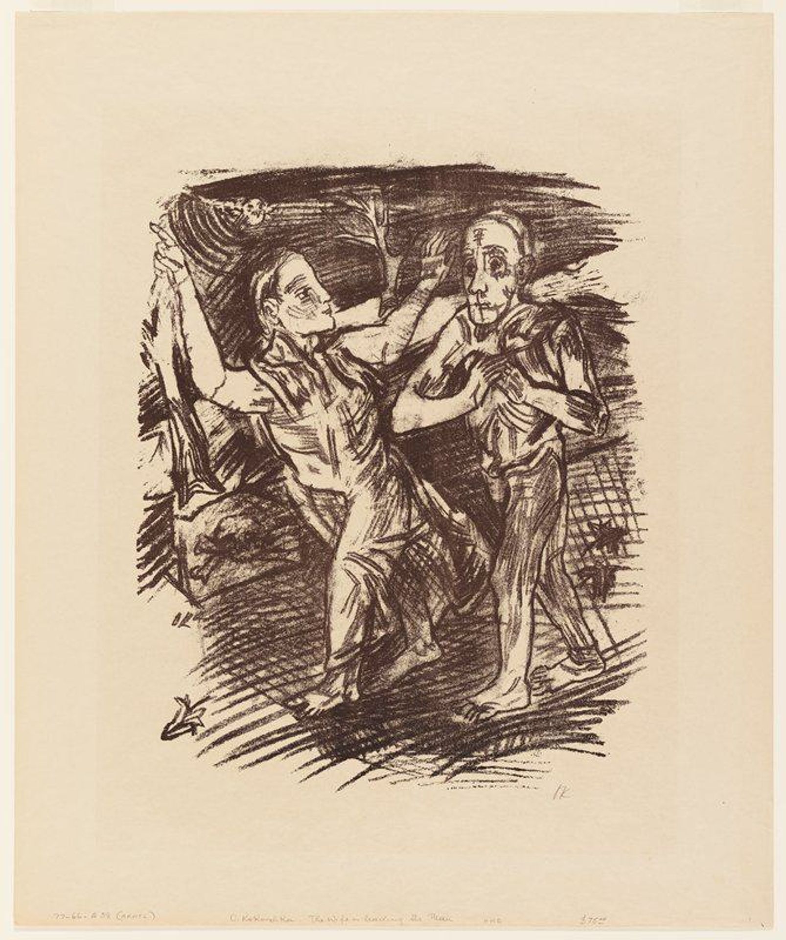 The Wife Leading the Man by Oskar Kokoschka