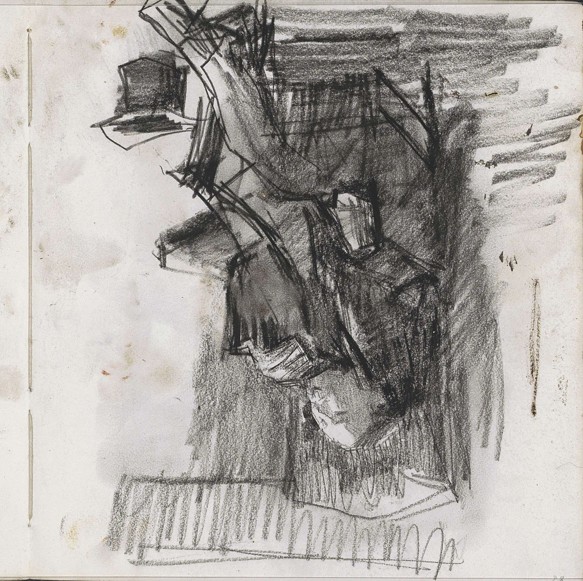 Man in een fauteuil by Isaac Israels