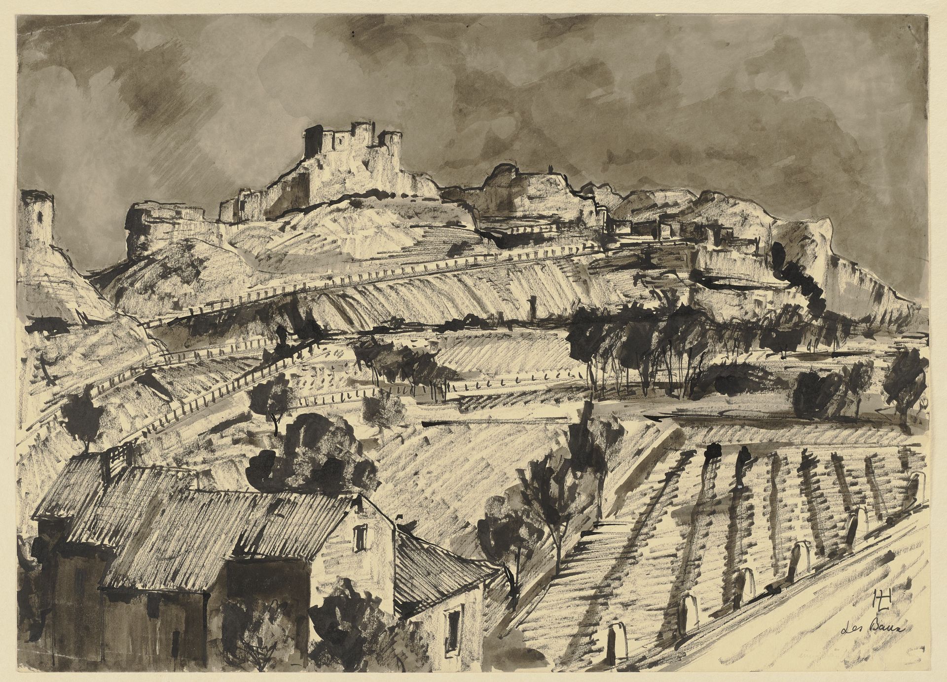 Les Baux-de-Provence by Hermann Lismann