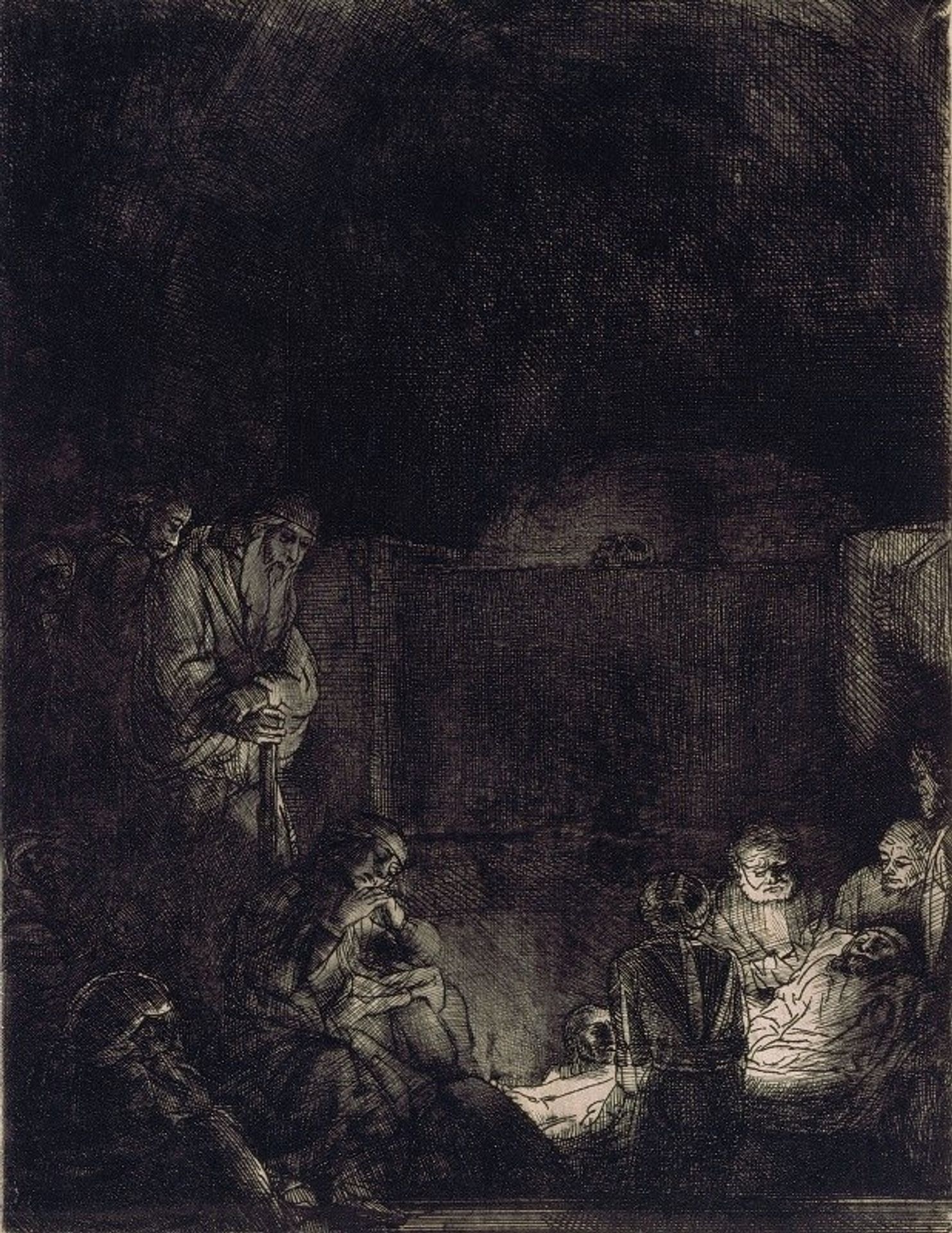 The Entombment by Rembrandt van Rijn