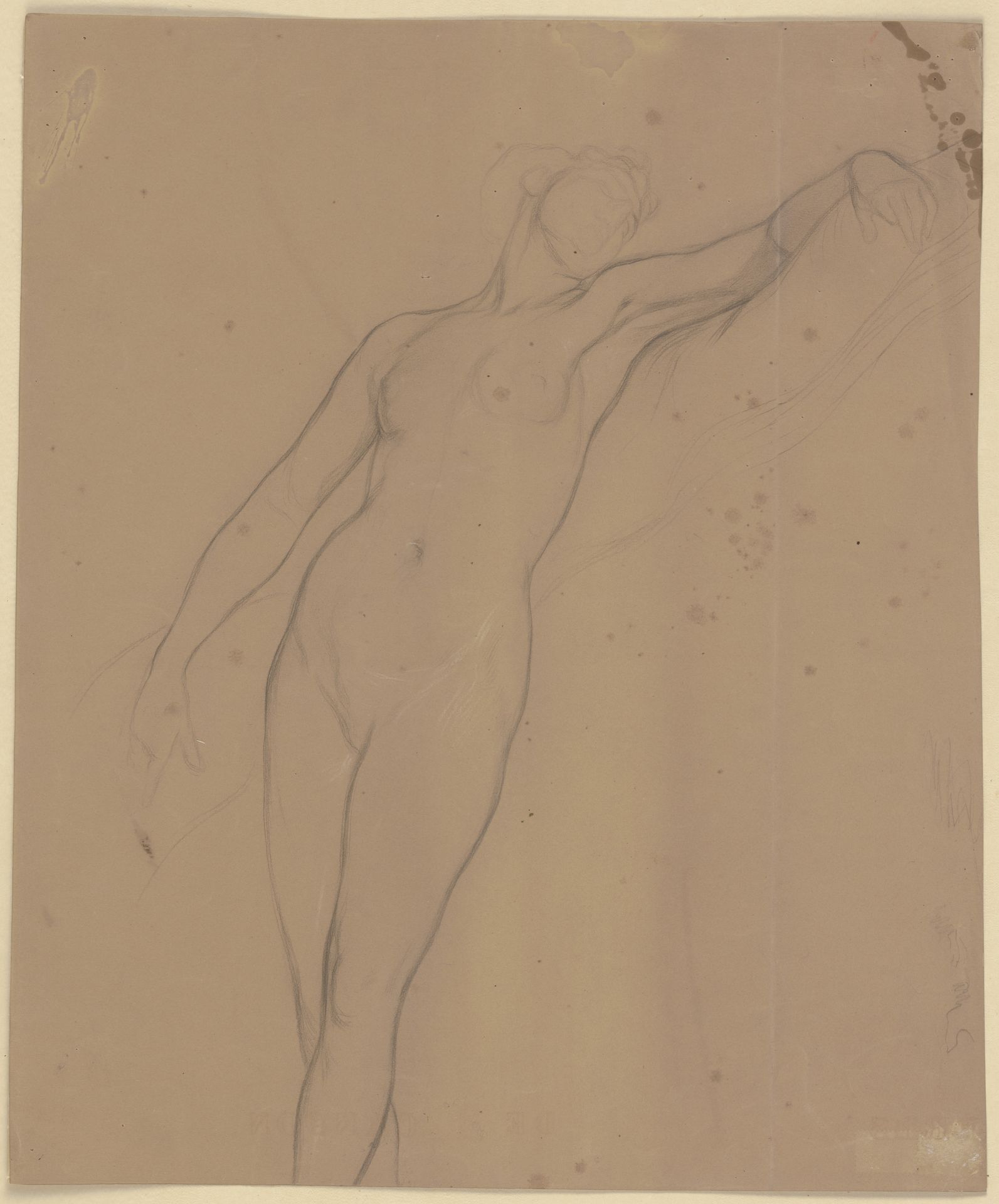 Ophelia as nude by Victor Müller