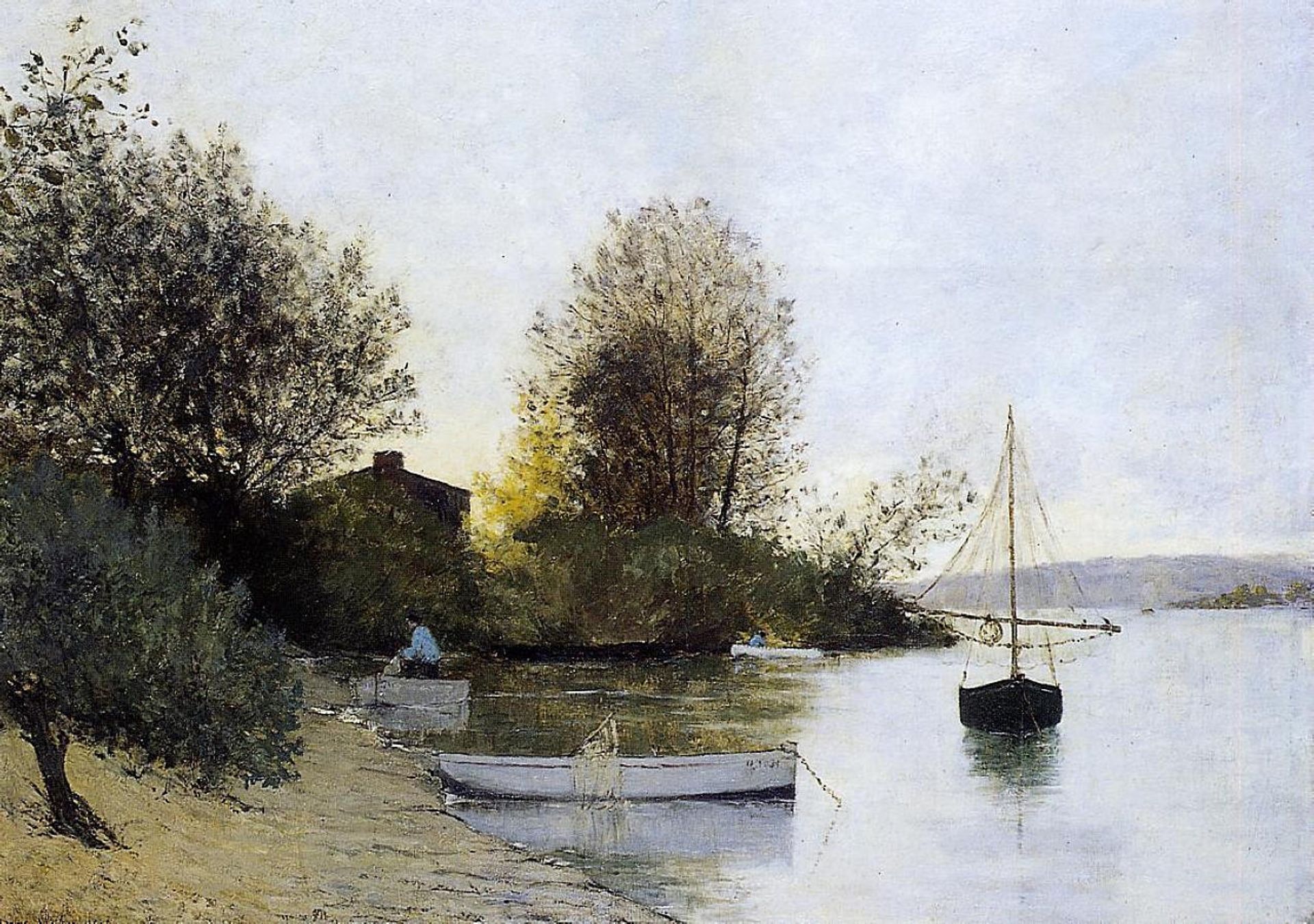 Fishermen on the Banks of the Loire by Maxime Maufra