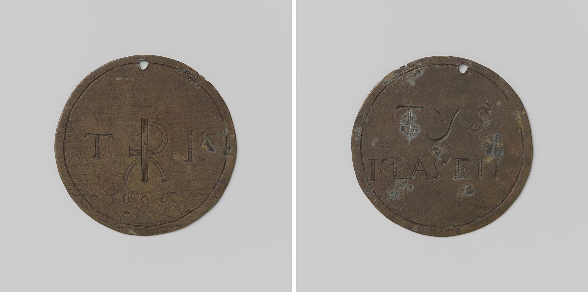 Onbekend gilde, gildepenning van Tijs Klasen by Anonymous