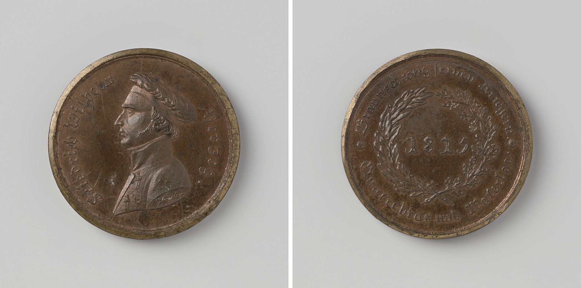 Brunswijkse soldaten, die bij Quatre-Bras en Waterloo hebben gestreden by Anonymous