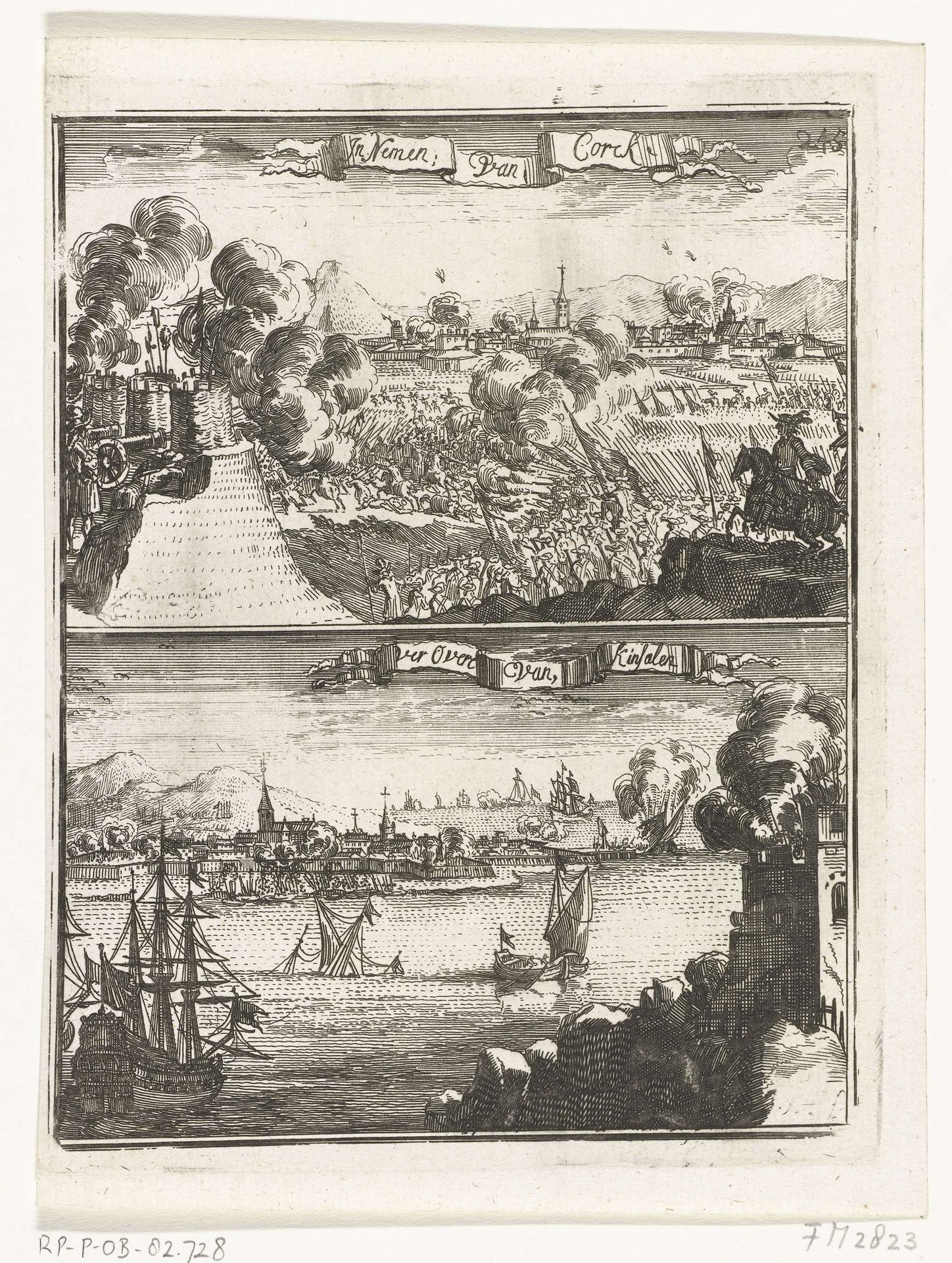Veroveringen van Cork en Kinsale, 1690 by Anonymous