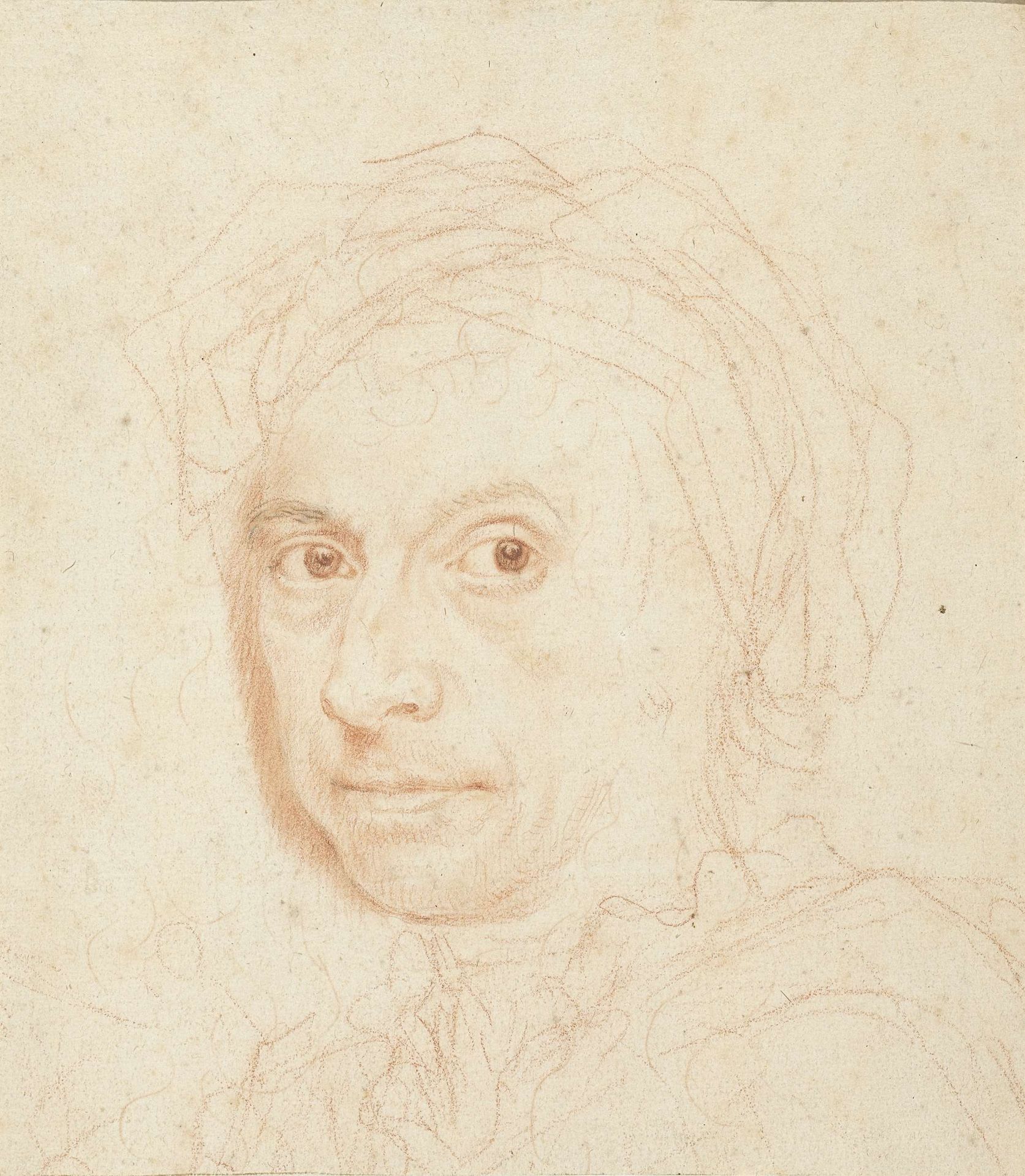 Studie voor een portret van een man by Anton von Maron