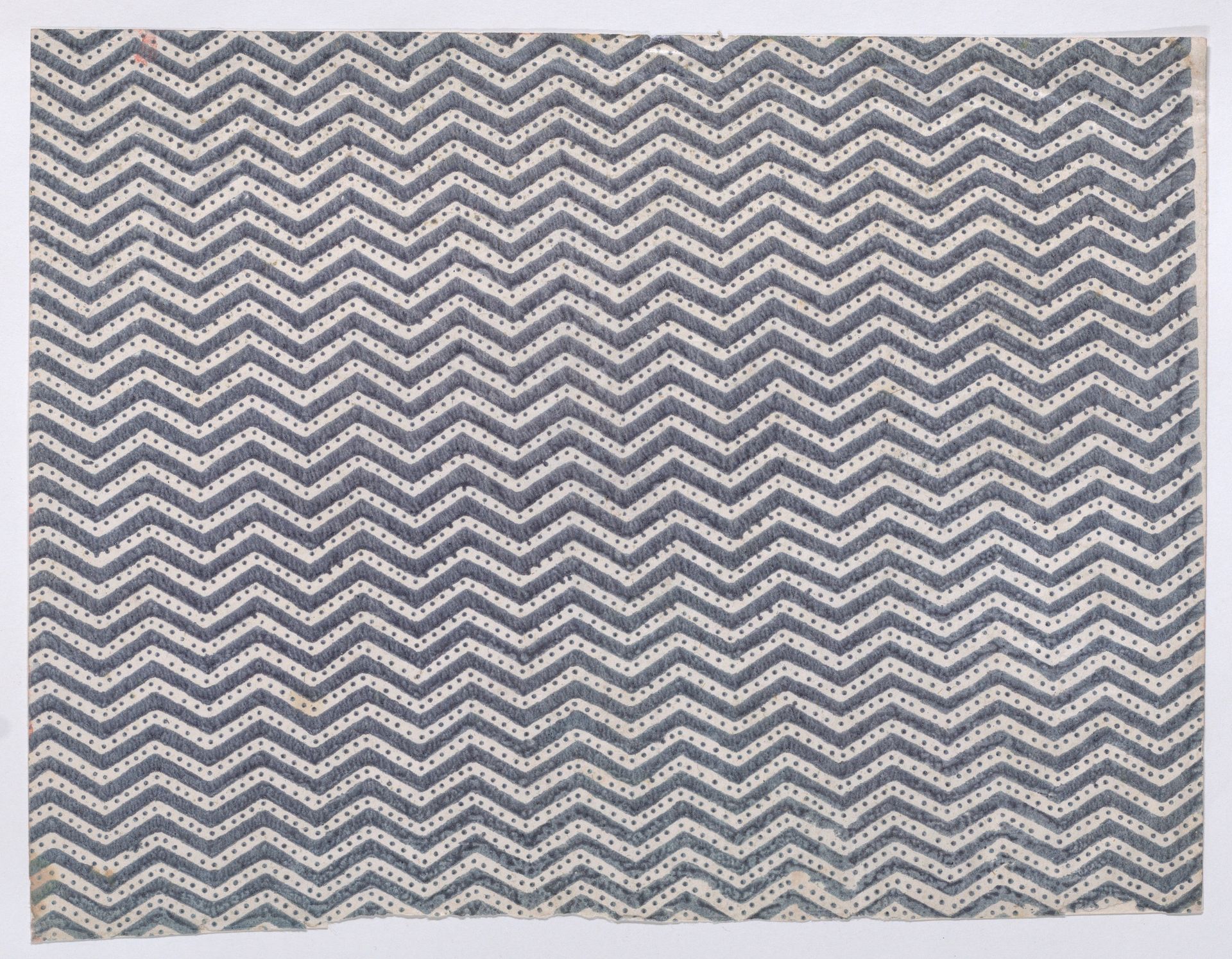 Sheet with overall curved abstract pattern by Anonymous