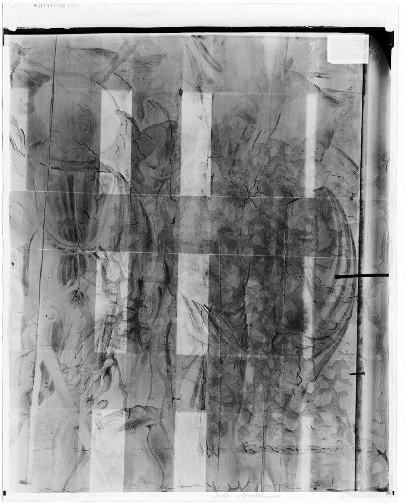 X-radiograph(s) of "Martyrdom of the Ten Thousand" by Artist of original: School of Albrecht Altdorfer